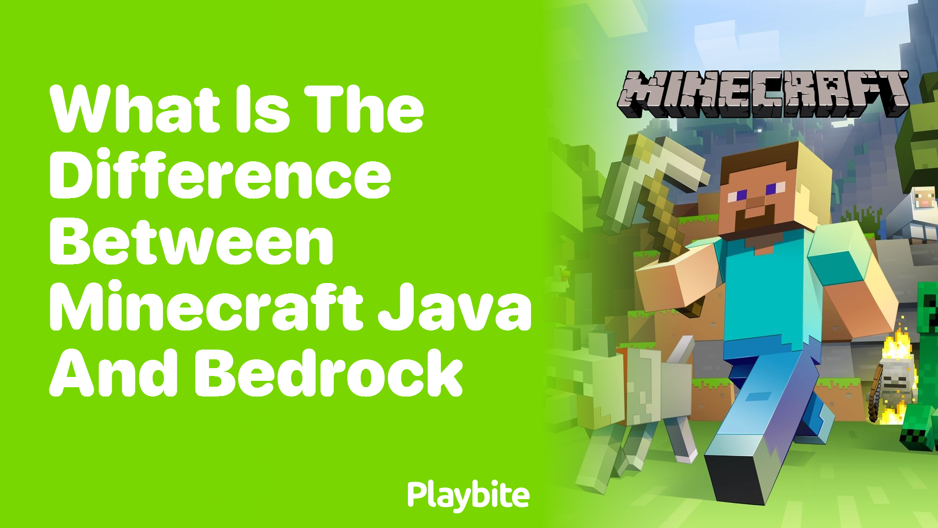 What is the Difference Between Minecraft Java and Bedrock?