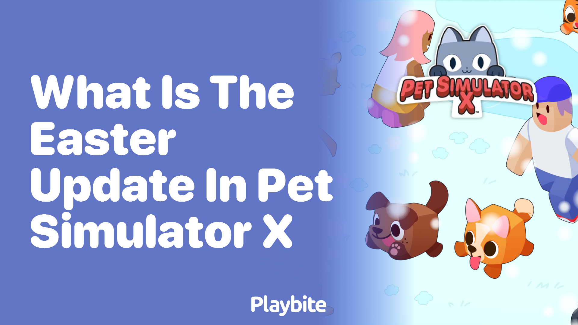 What is the Easter Update in Pet Simulator X?