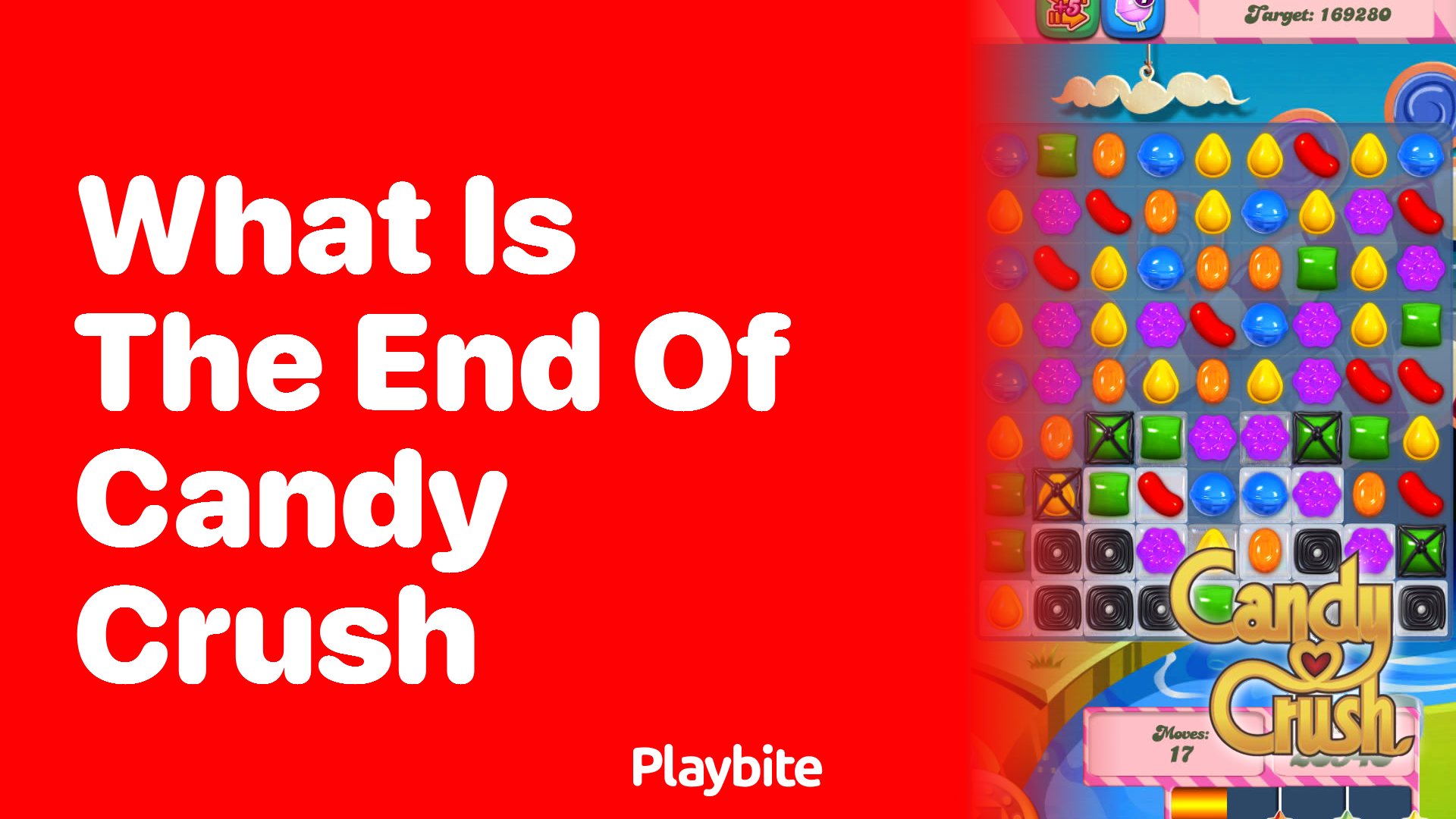 Conclusion of the Winter Final in Candy Crush. Or maybe it's more like   to be continued! 