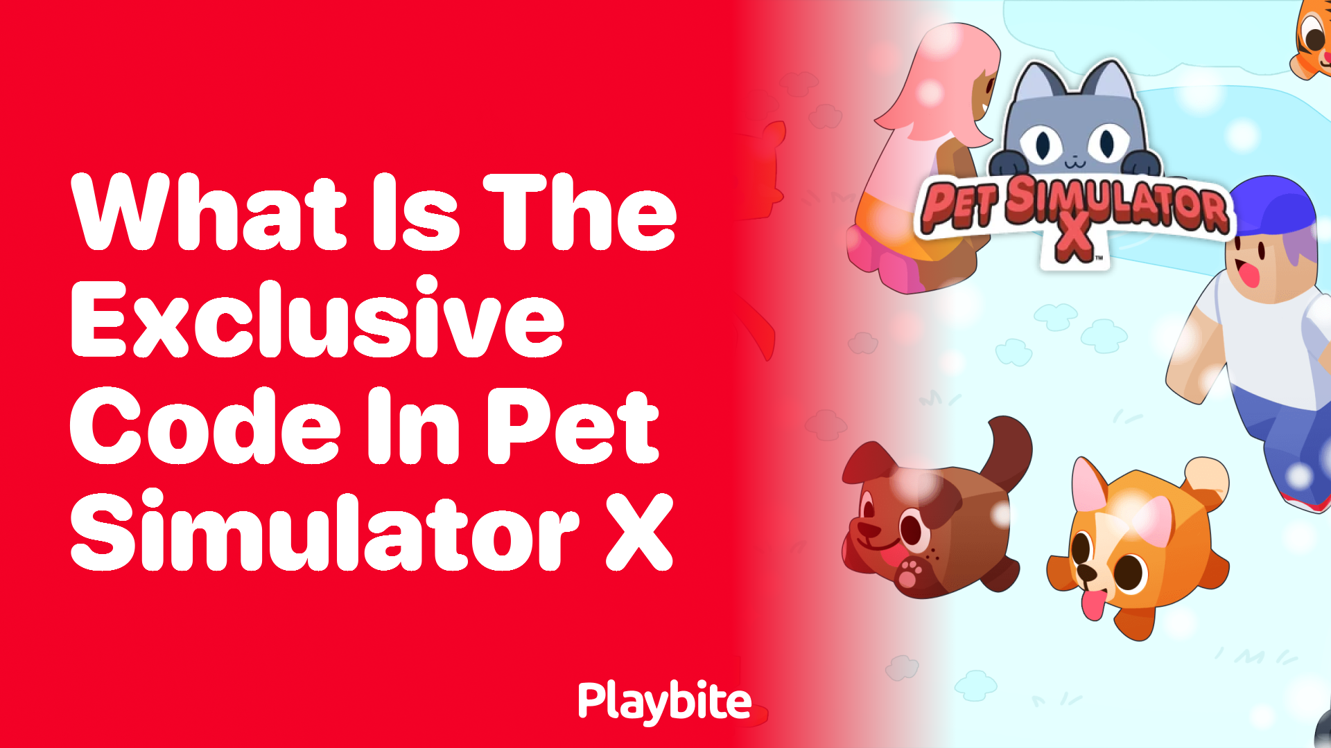 What is the Exclusive Code in Pet Simulator X?