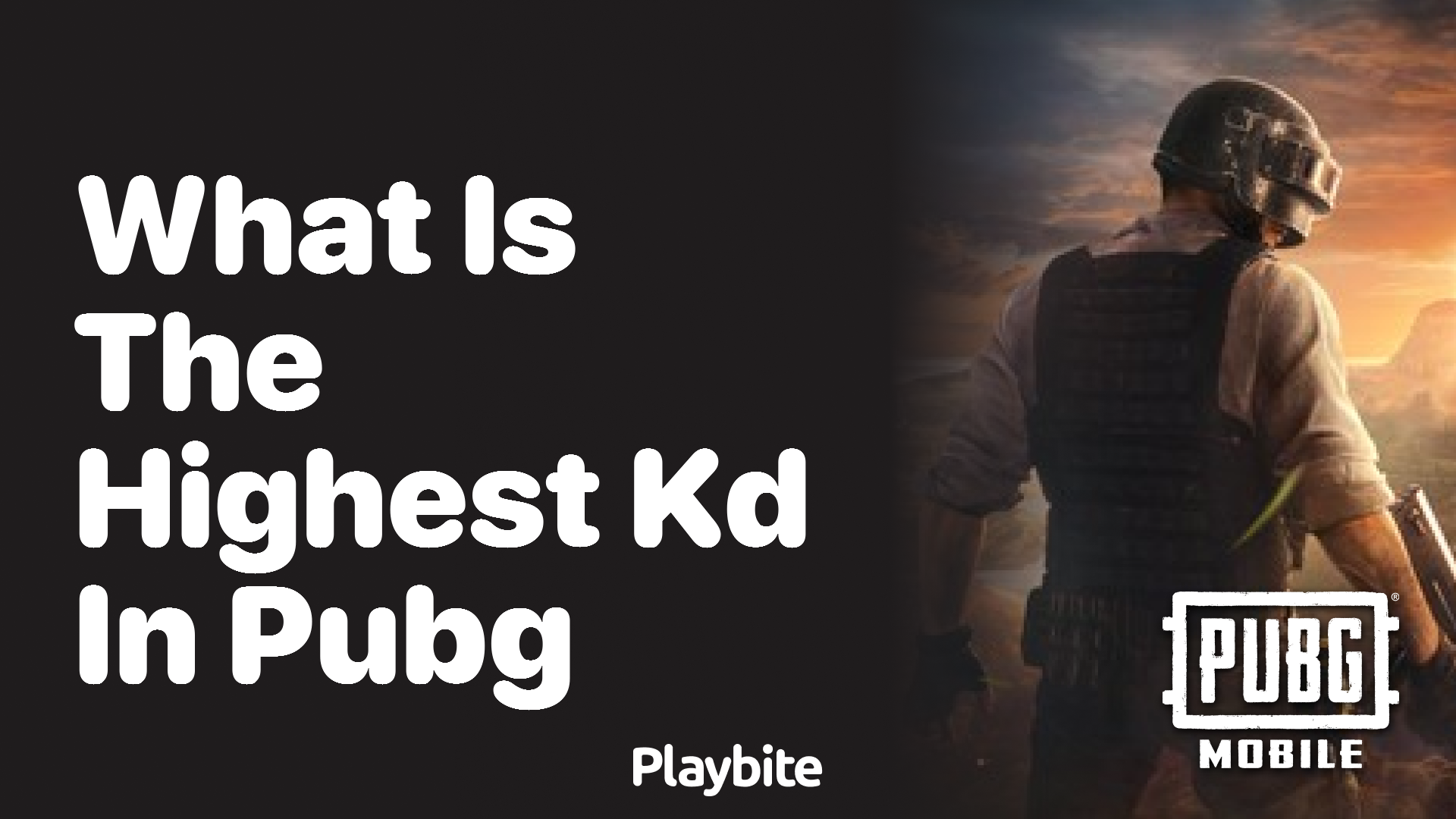 What is the Highest KD in PUBG Mobile?