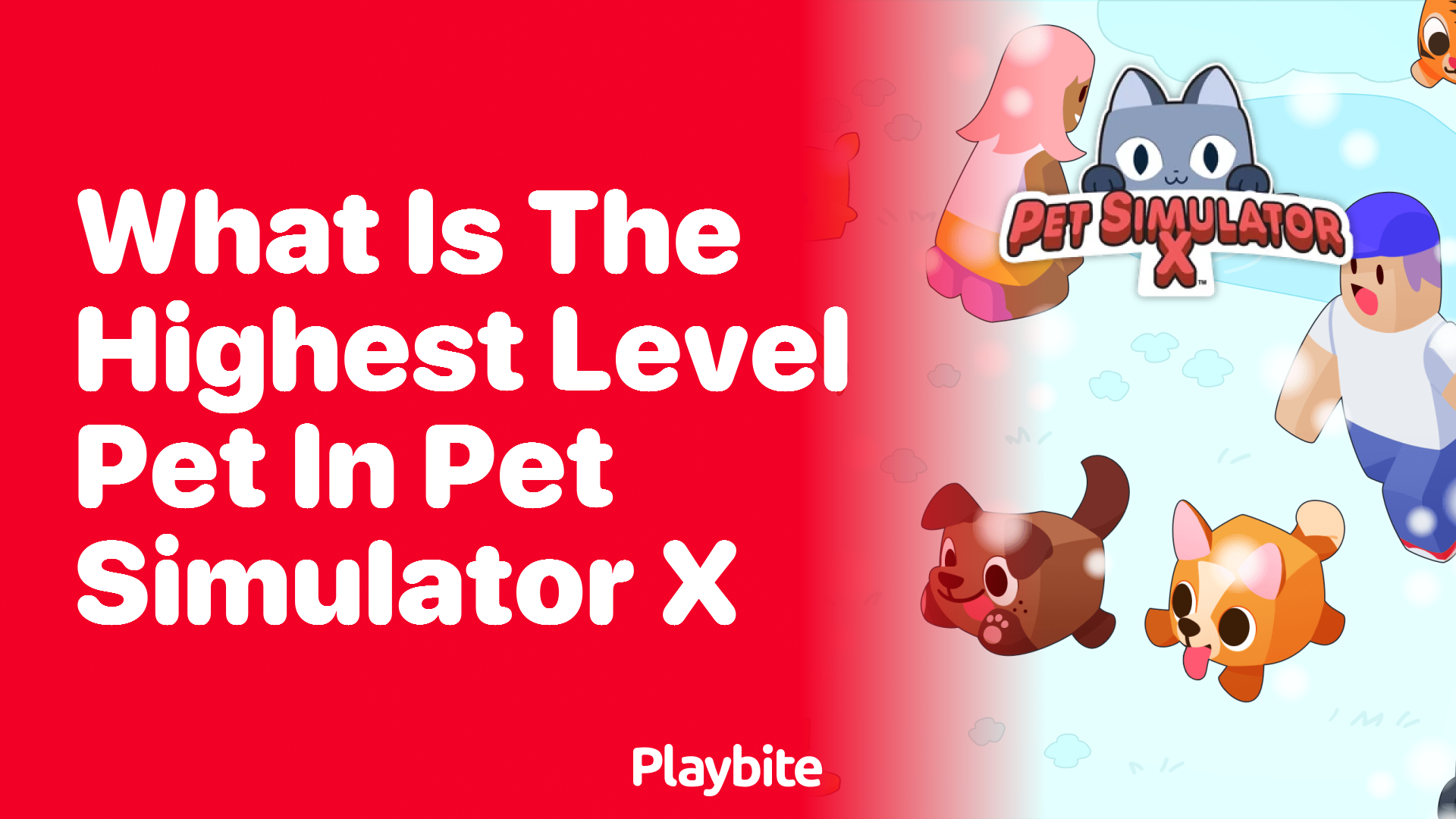 Discover the Highest Level Pet in Pet Simulator X