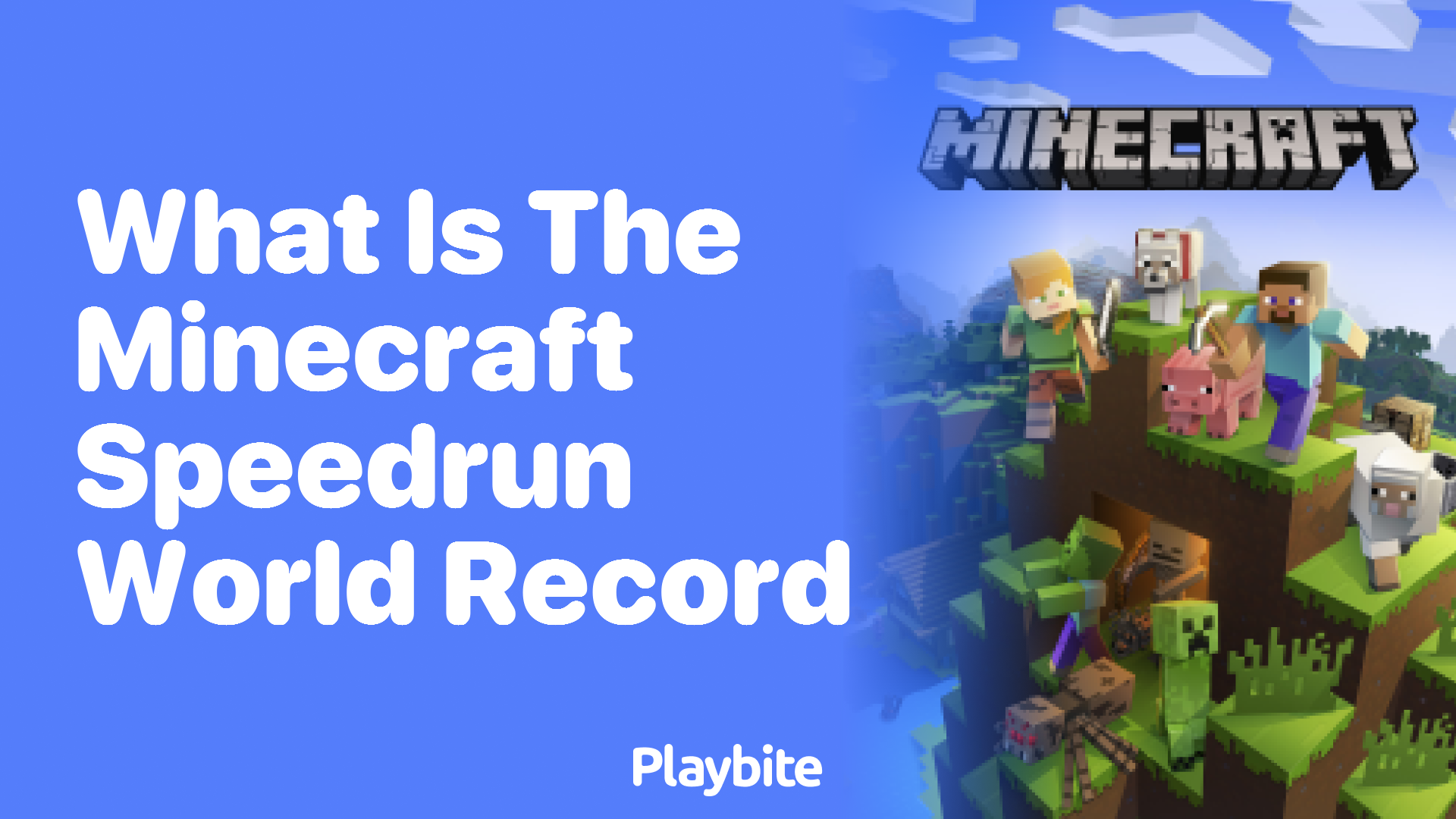 What Is the Minecraft Speedrun World Record?