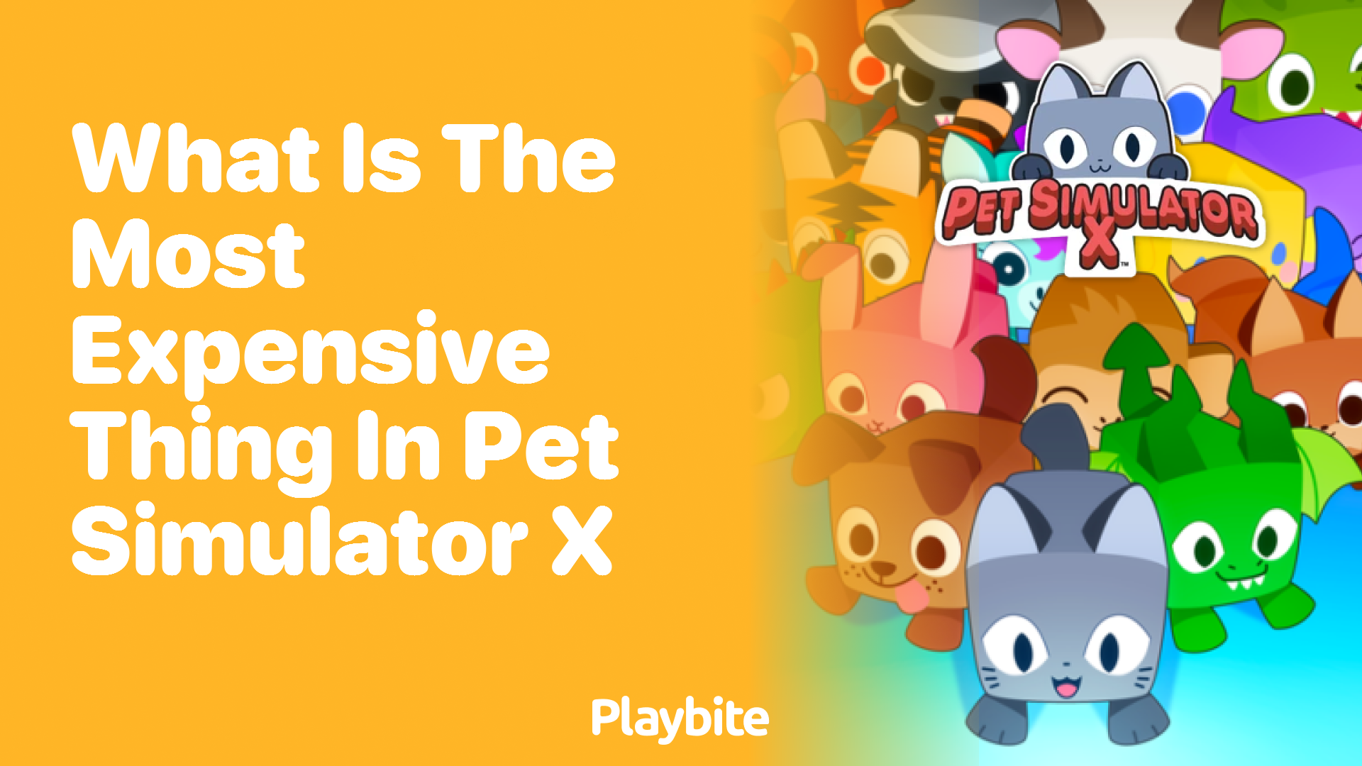 Finding Out: What is the Most Expensive Thing in Pet Simulator X?