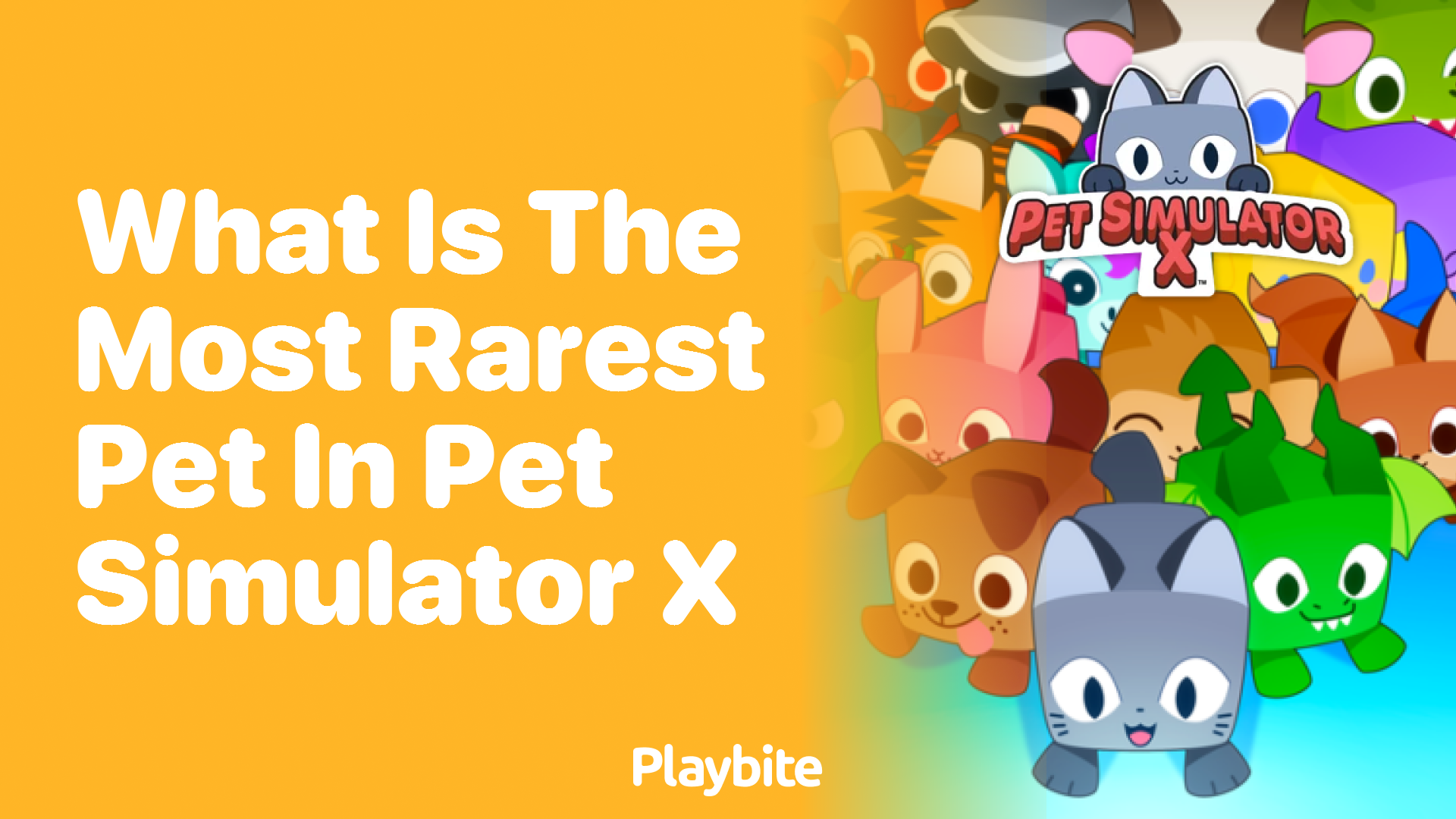 Discovering the Most Rarest Pet in Pet Simulator X