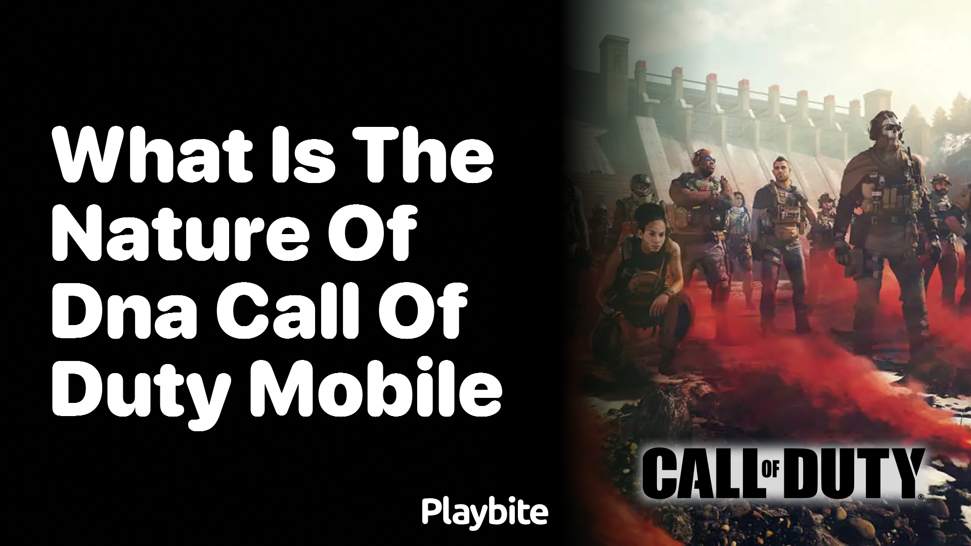 What Is the Nature of DNA in Call of Duty Mobile?