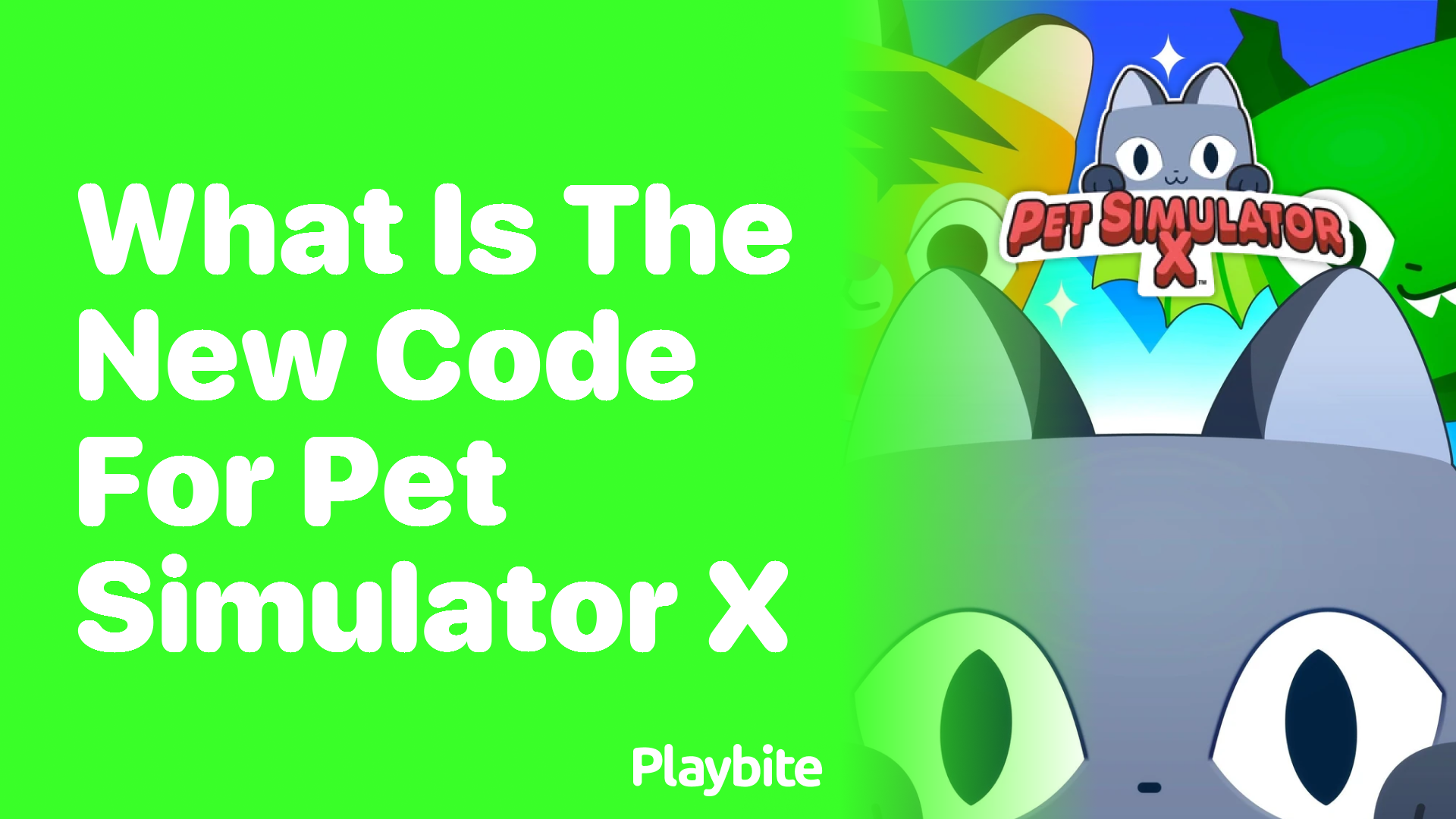 What is the New Code for Pet Simulator X?