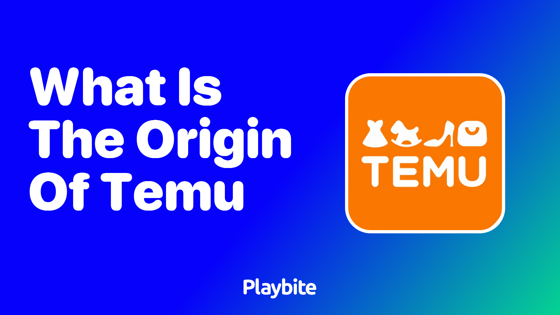 What is the Origin of Temu?