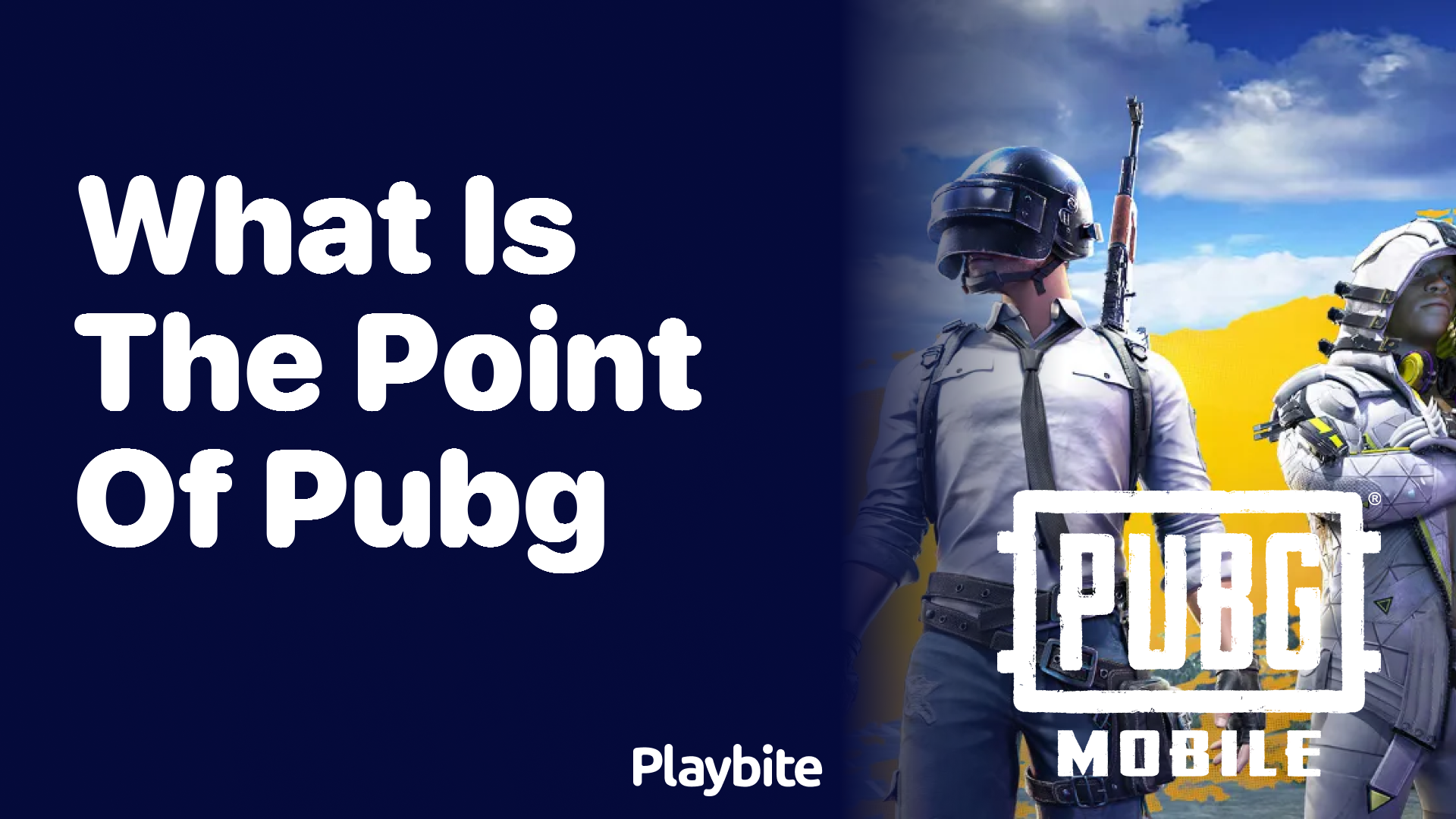 What Is the Point of Playing PUBG Mobile?