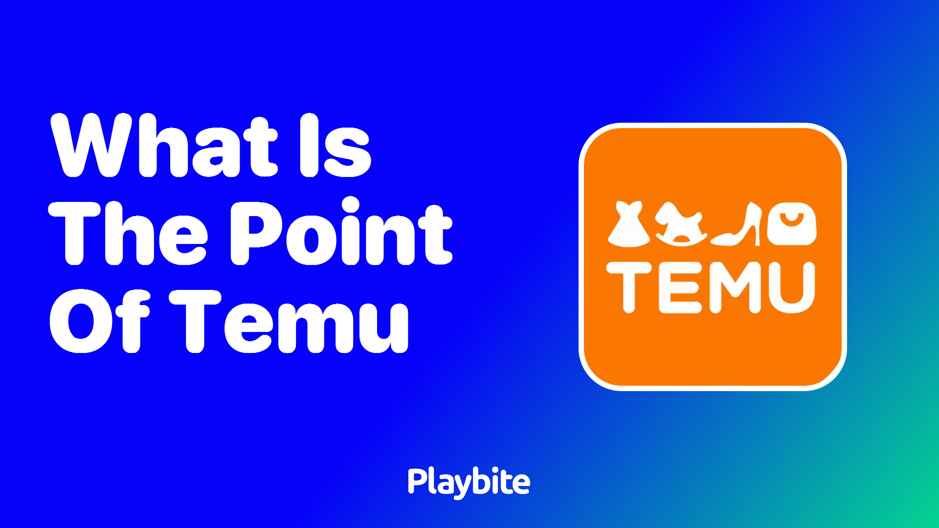 What is the Point of Temu? Exploring the Popular Online Marketplace