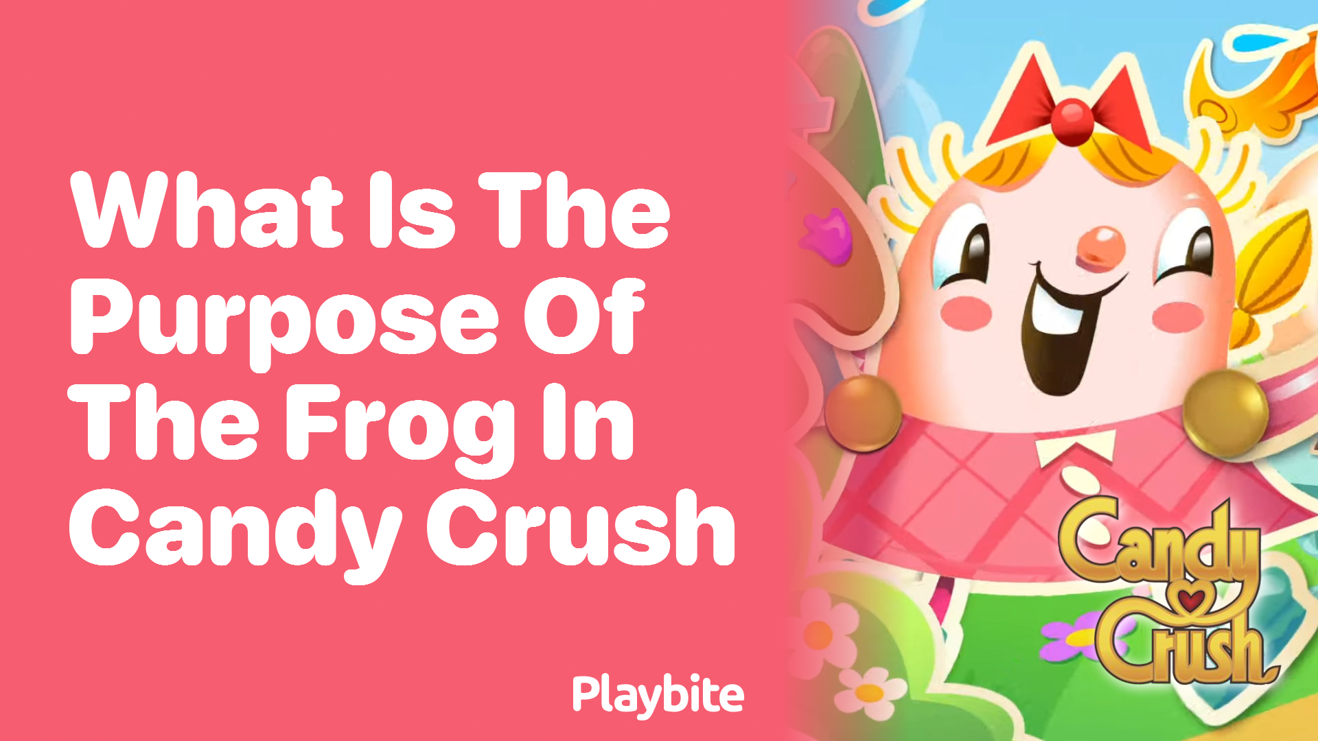 What is the Purpose of the Frog in Candy Crush?