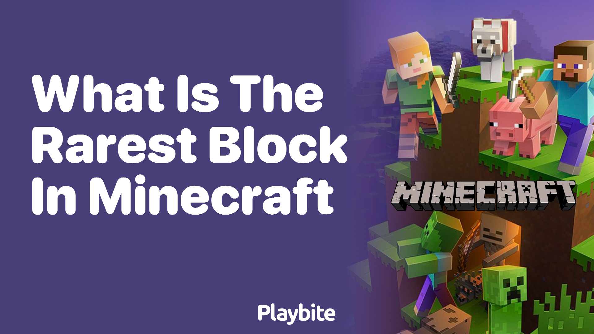 What is the Rarest Block in Minecraft?