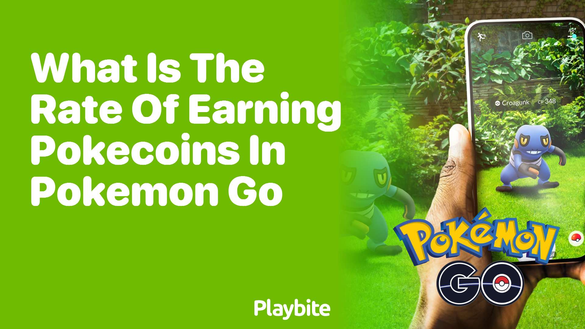 What is the Rate of Earning PokeCoins in Pokemon GO Playbite