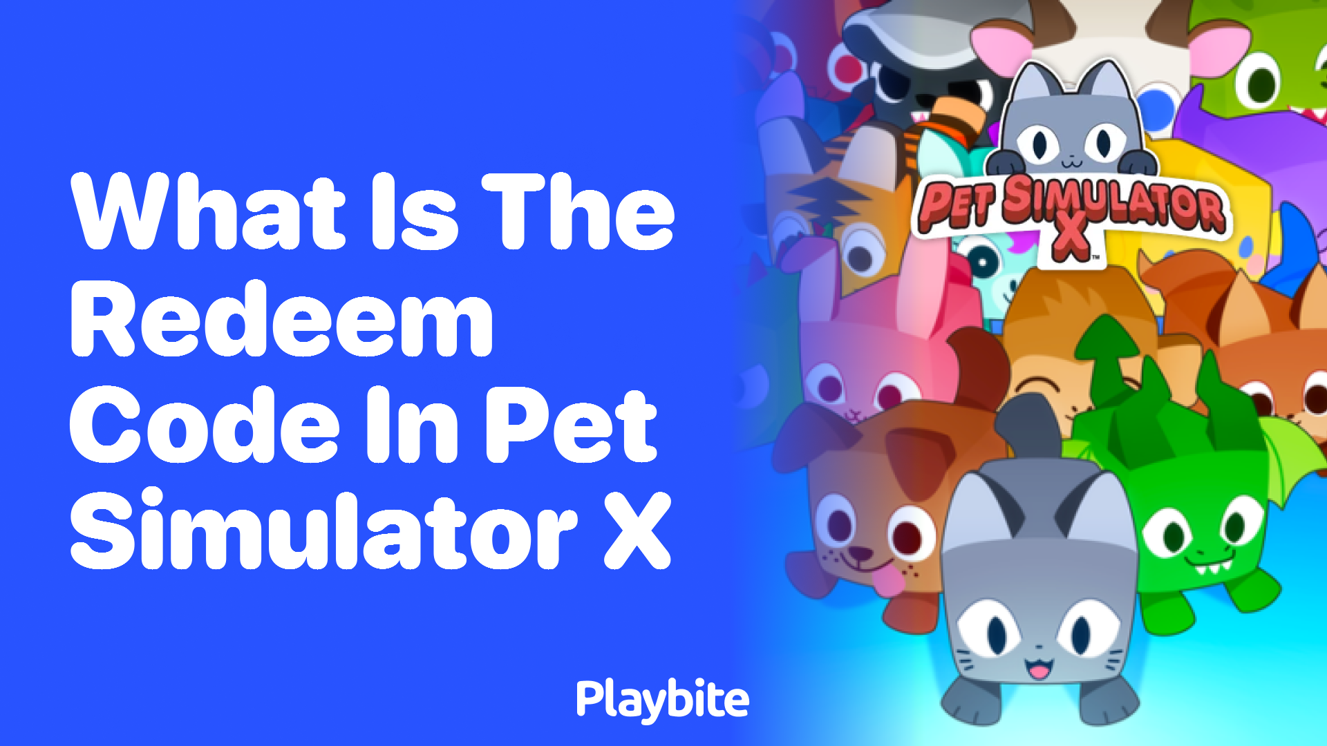 What is the Redeem Code in Pet Simulator X?