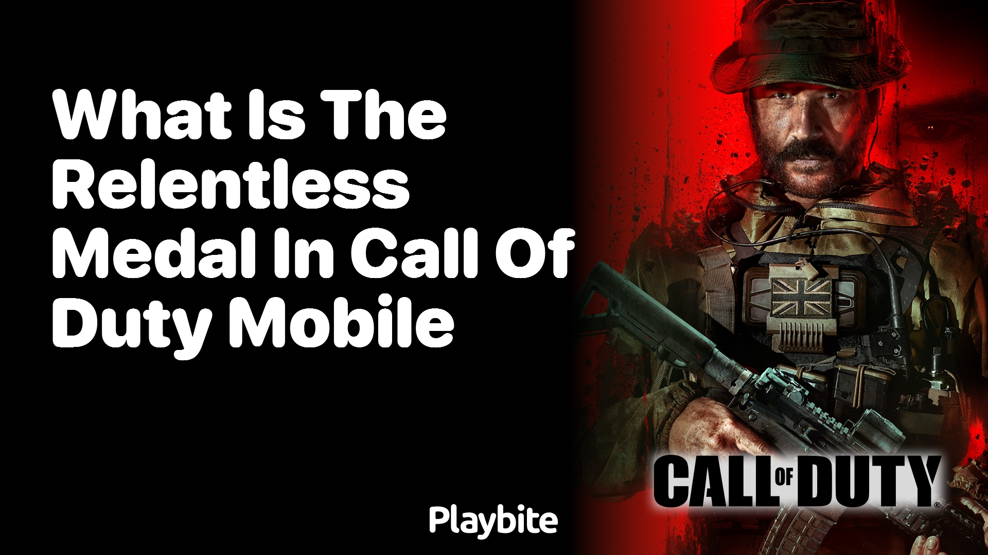 What Is the Relentless Medal in Call of Duty Mobile?