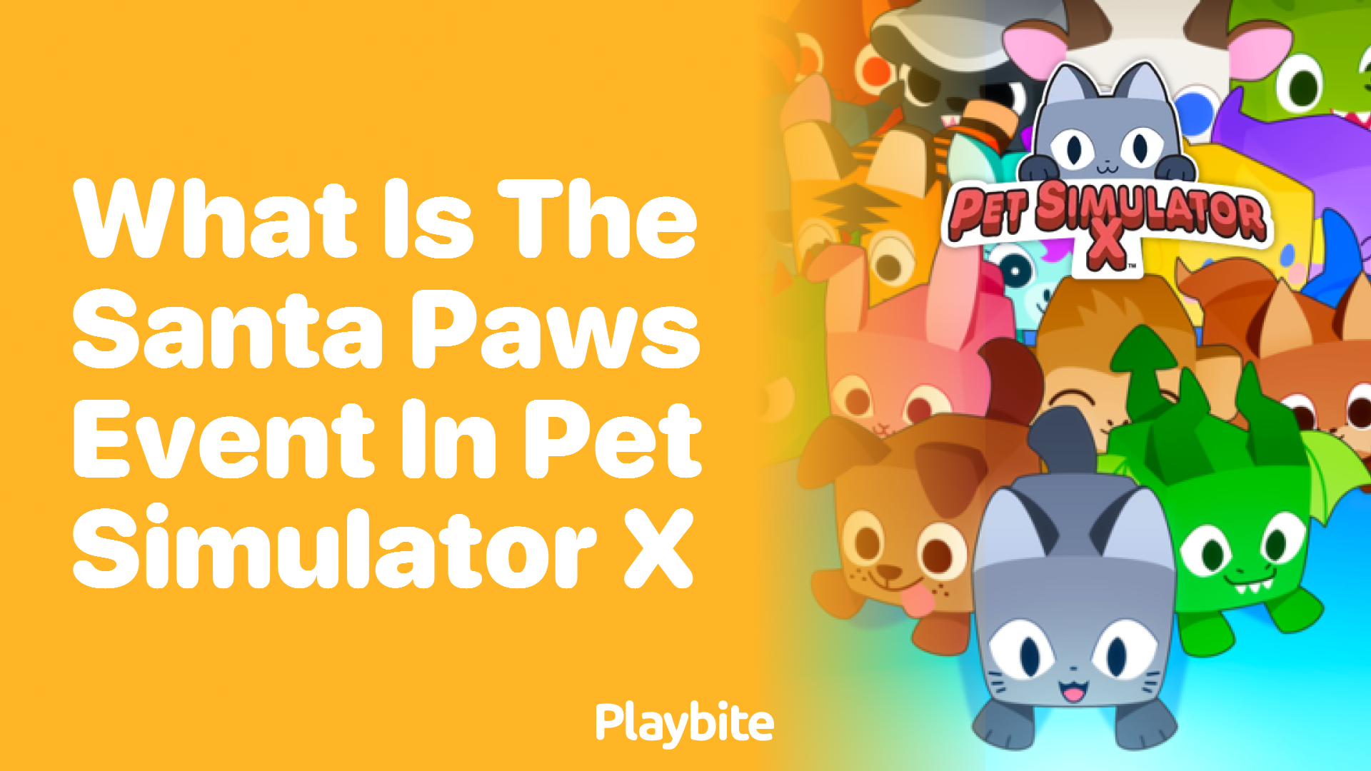 What is the Santa Paws Event in Pet Simulator X?