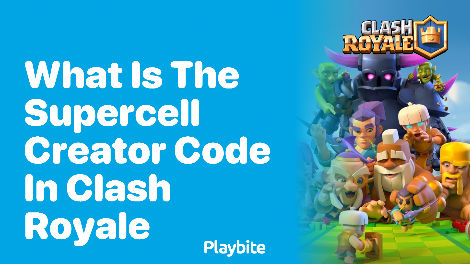 What is the Supercell Creator Code in Clash Royale?