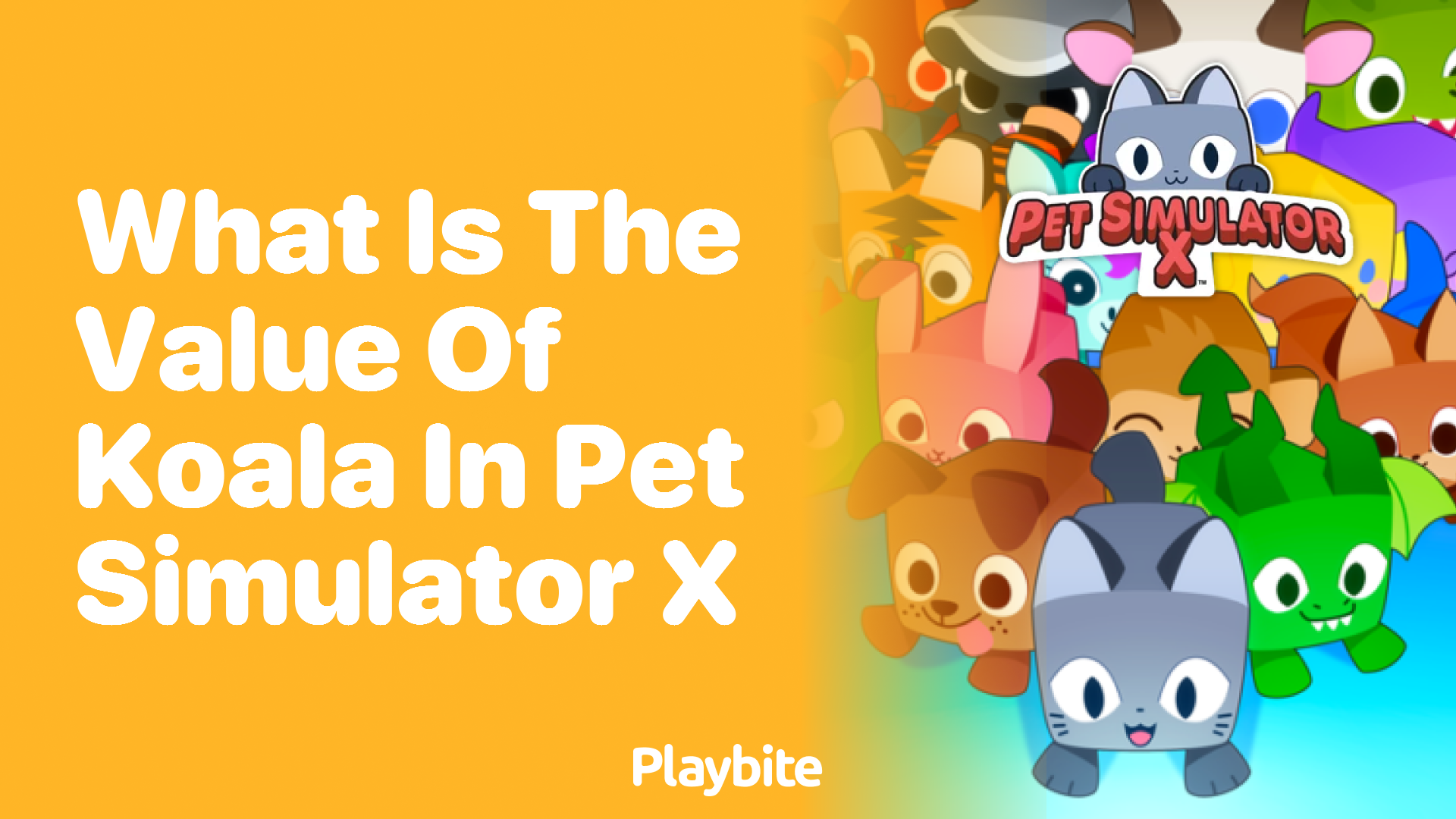 What is the Value of a Koala in Pet Simulator X?