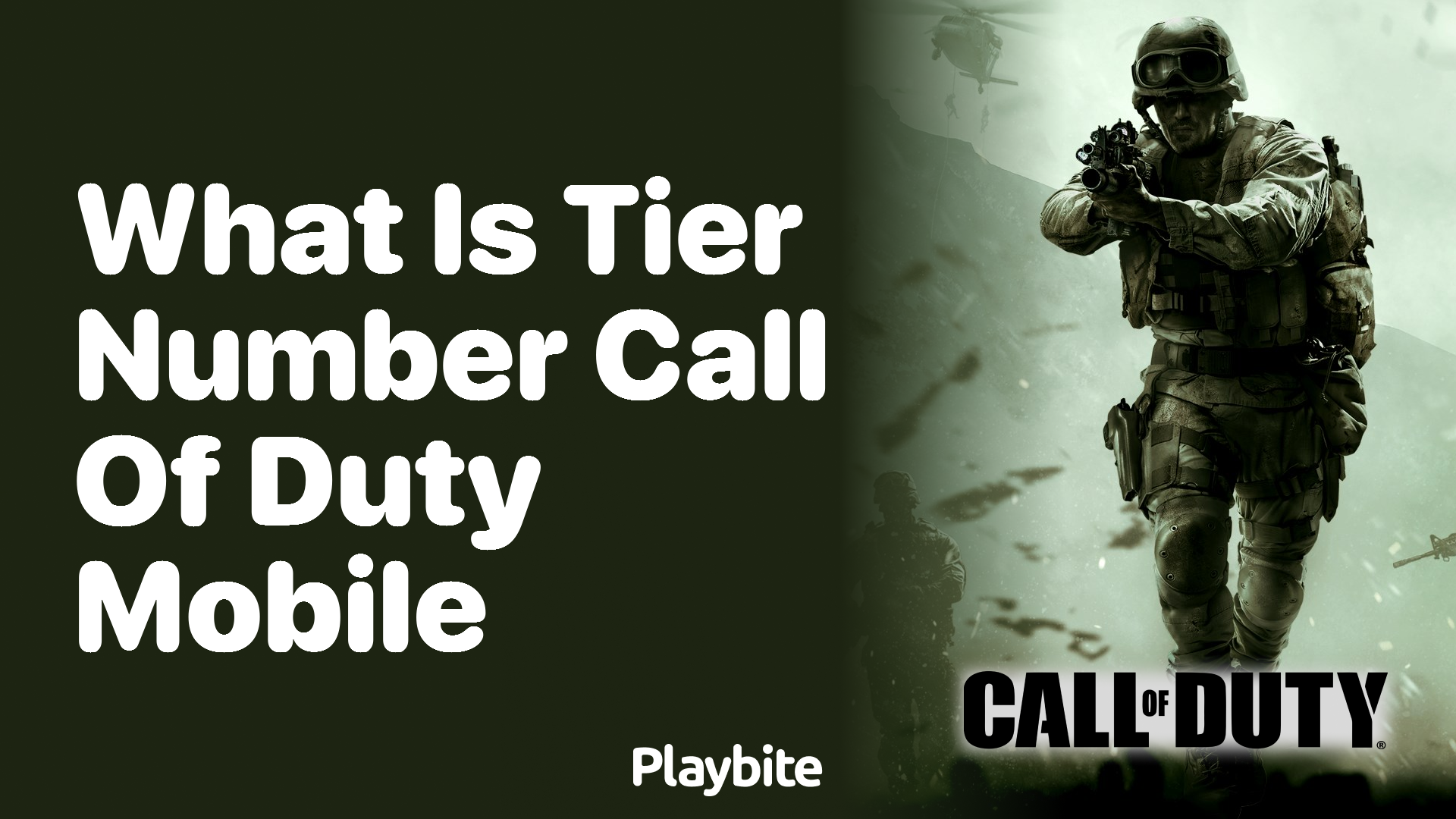 What Is the Tier Number in Call of Duty Mobile?