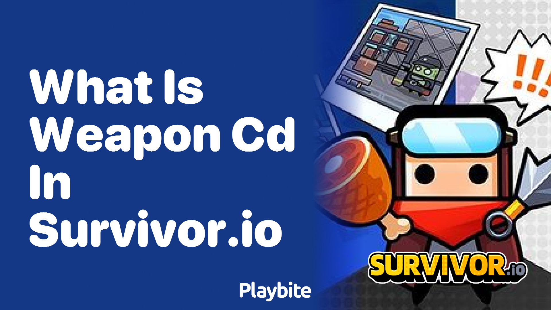 What is Weapon CD in Survivor.io?
