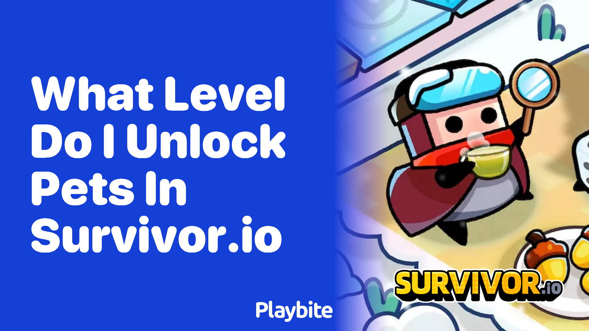 What Level Do You Unlock Pets in Survivor.io?