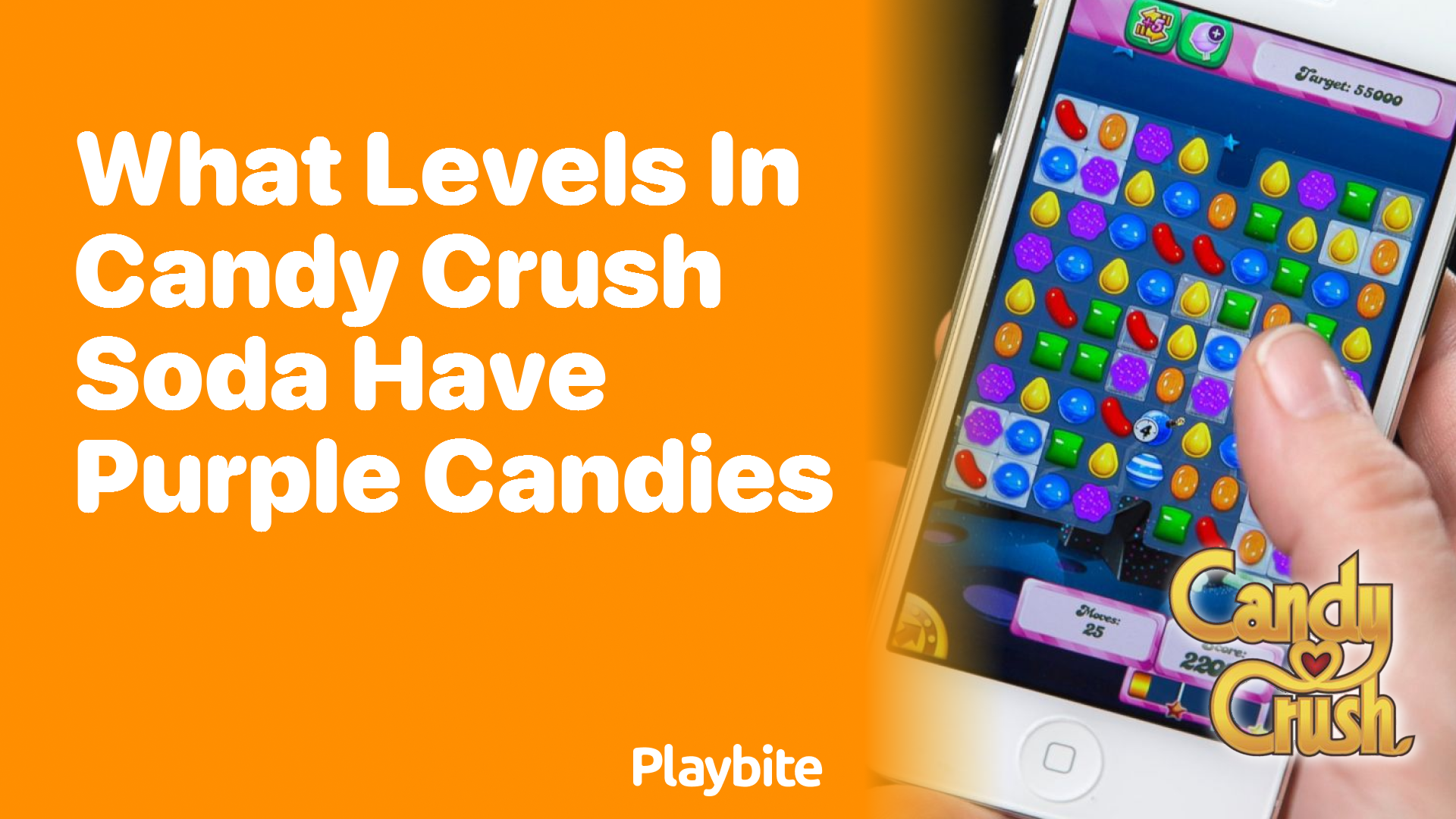 What Levels in Candy Crush Soda Feature Purple Candies?