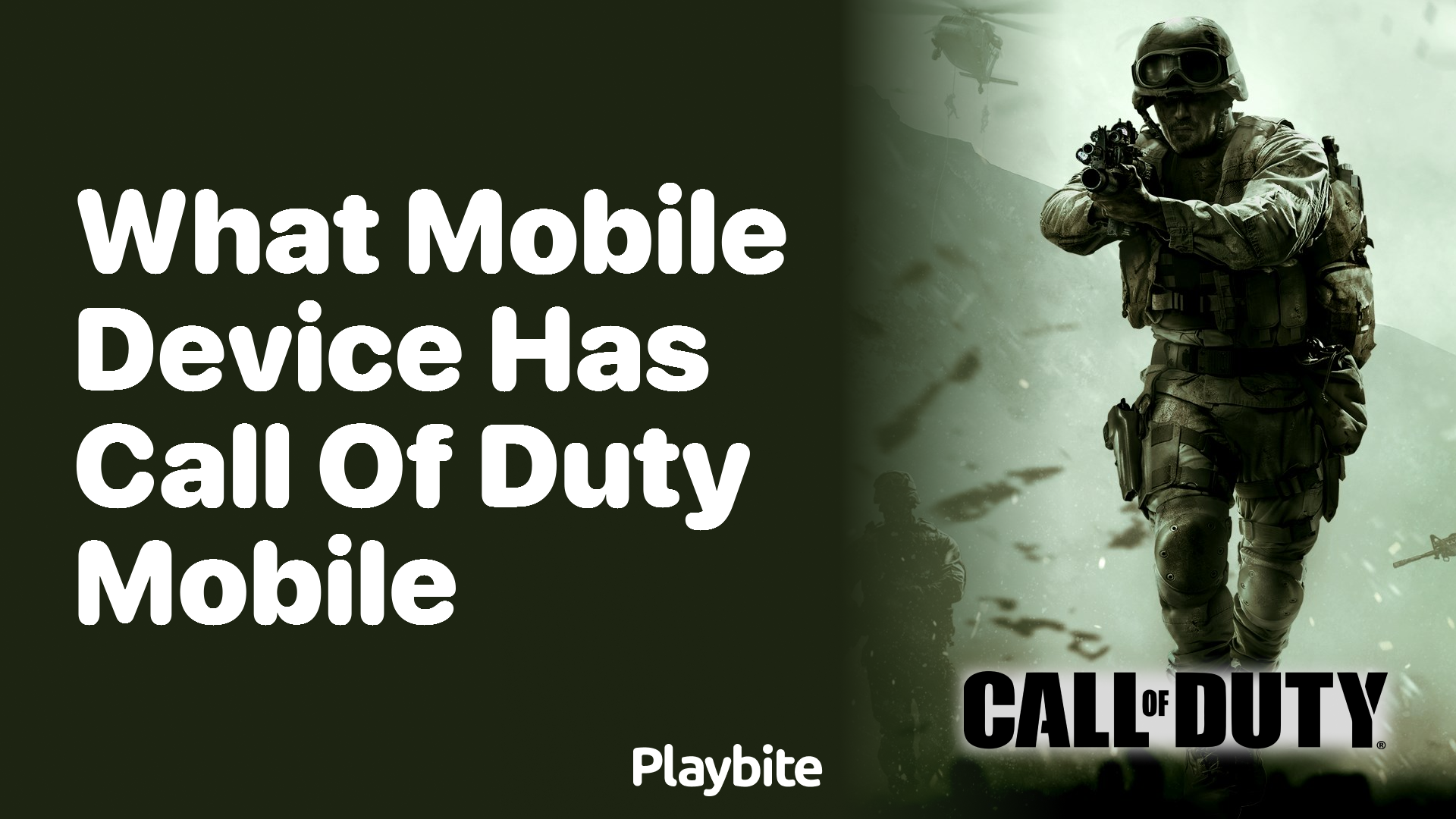 What Mobile Device Has Call of Duty Mobile?