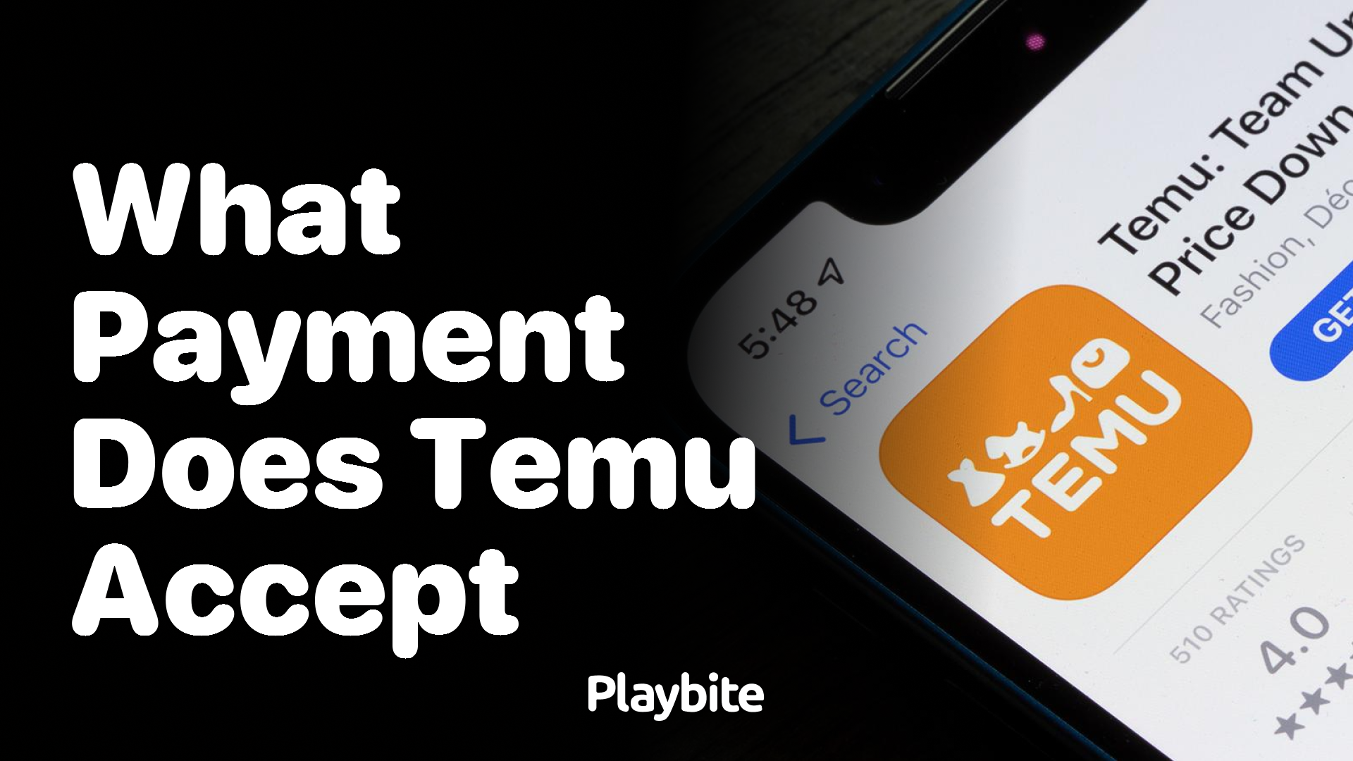 What Payment Methods Does Temu Accept?