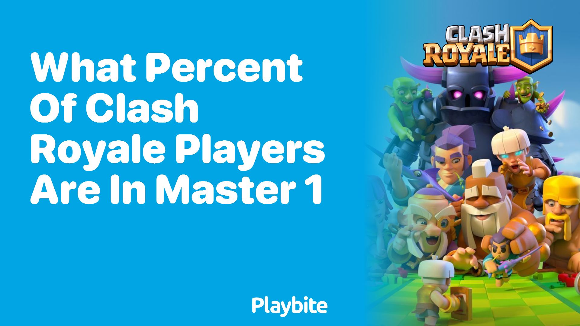 What Percent of Clash Royale Players Are in Master 1?