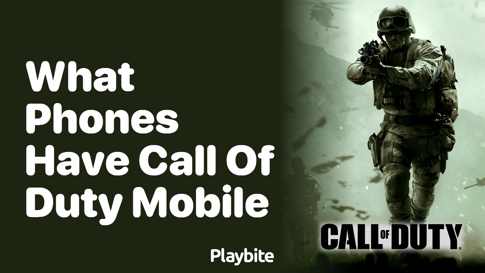 What Phones Can Run Call of Duty Mobile?