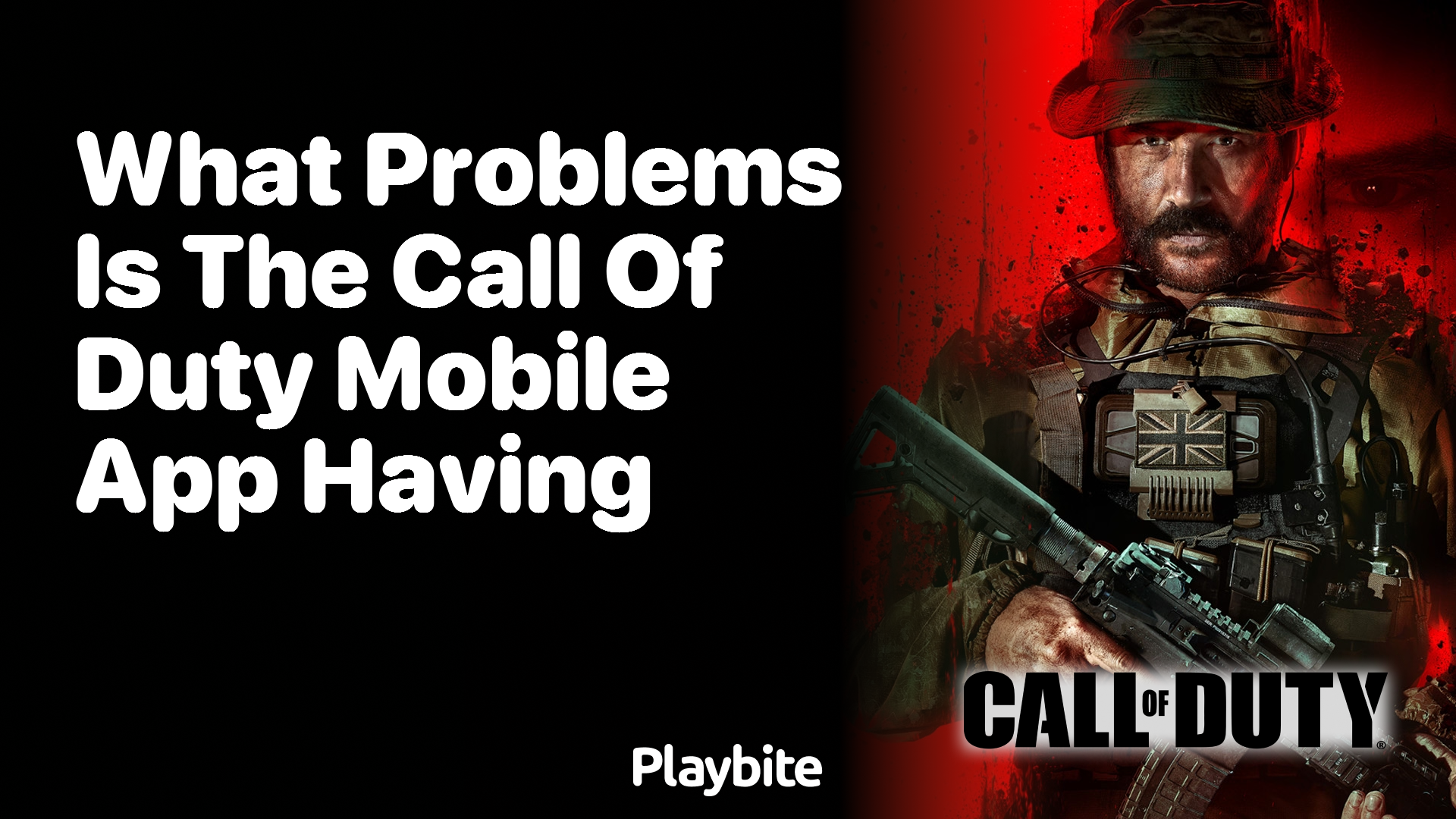 What Problems Is the Call of Duty Mobile App Having?