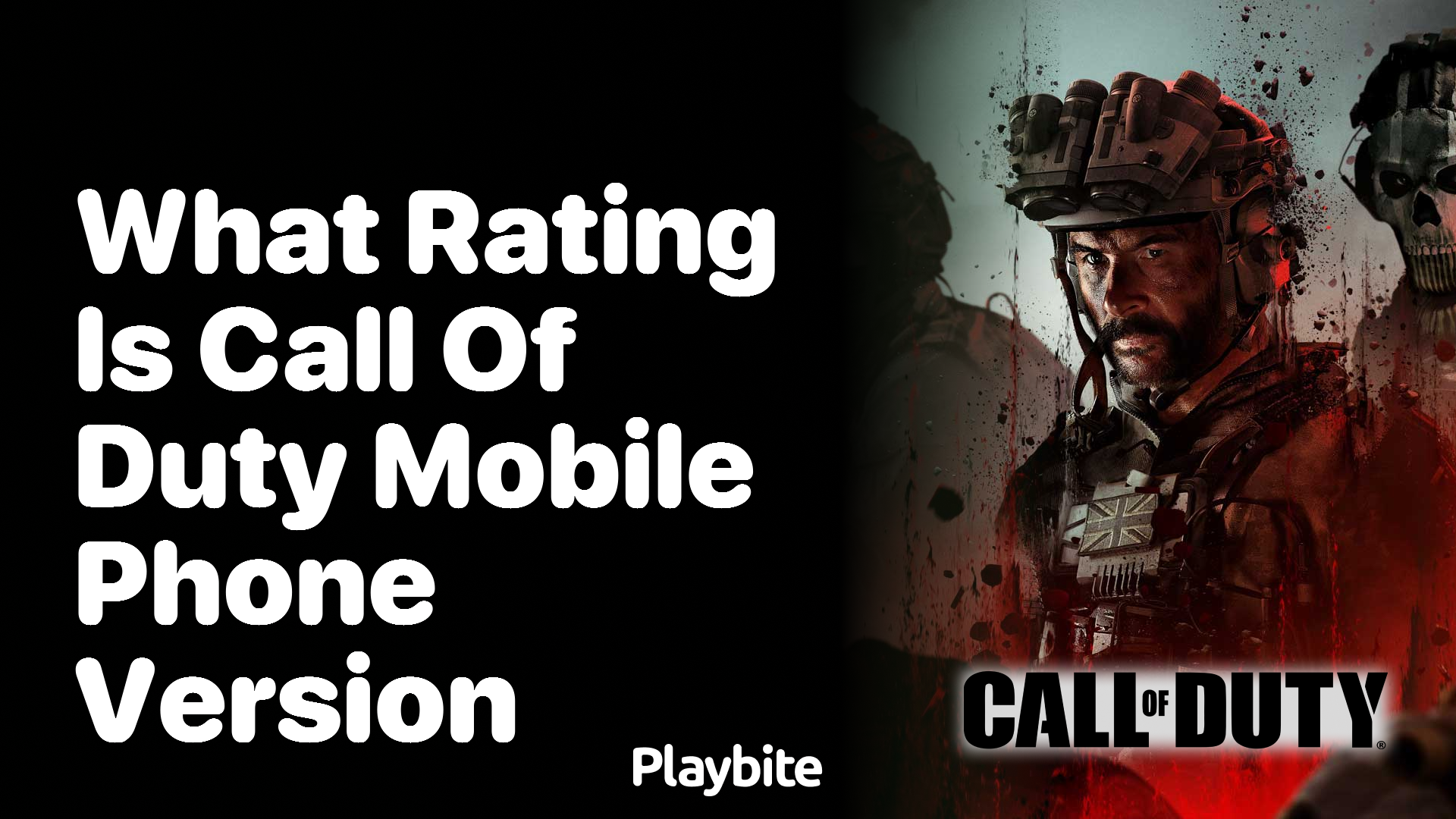 What Rating is Call of Duty Mobile Phone Version?