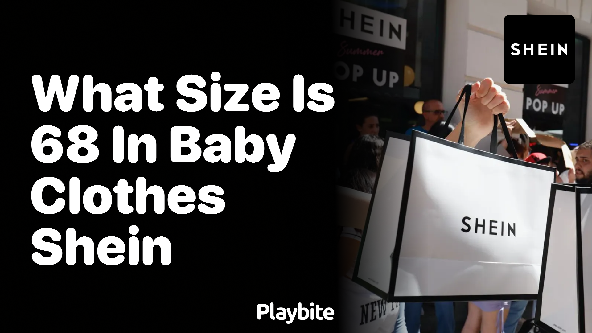 What Size Does 68 Mean in SHEIN Baby Clothes?