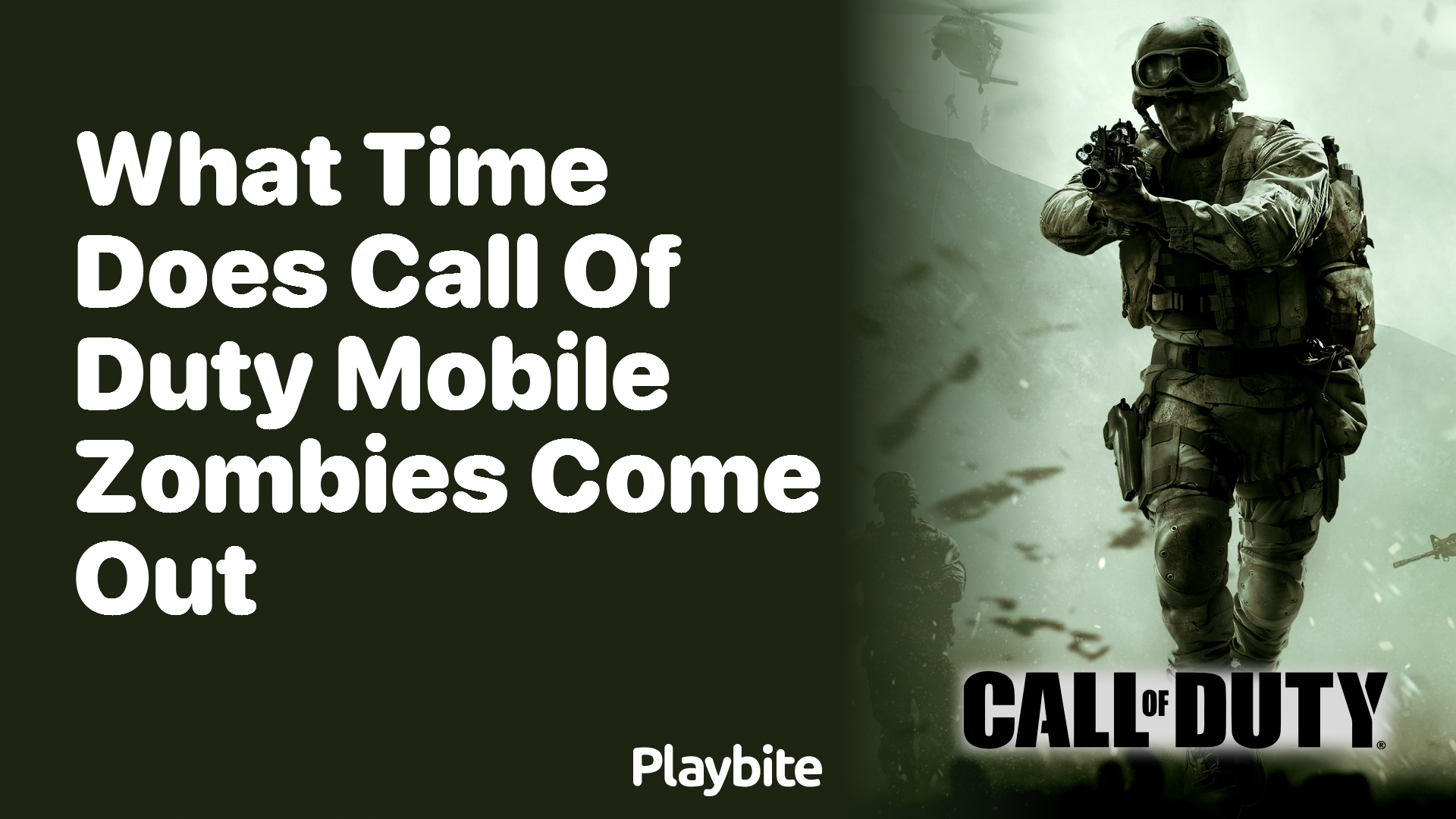 What Time Does Call of Duty Mobile Zombies Come Out?