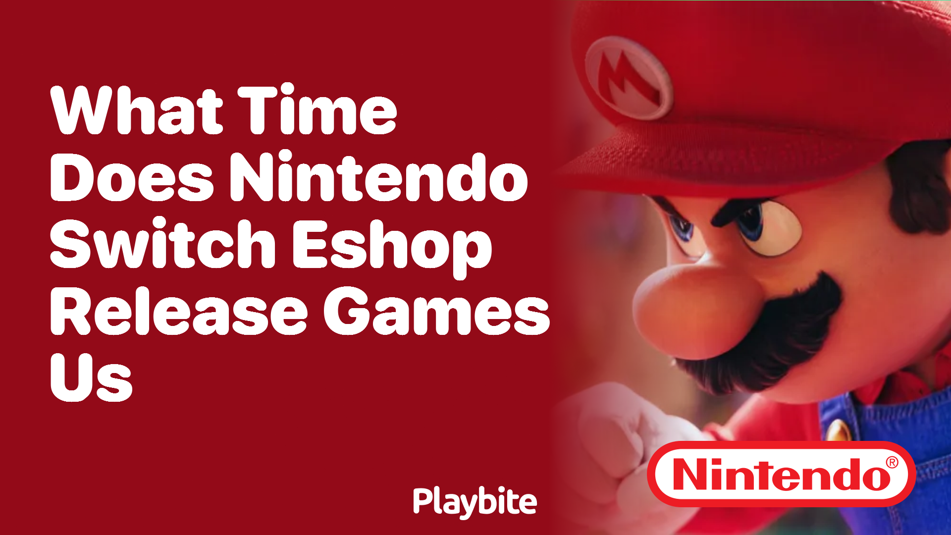 What Time Does the Nintendo Switch eShop Release Games in the US? - Playbite