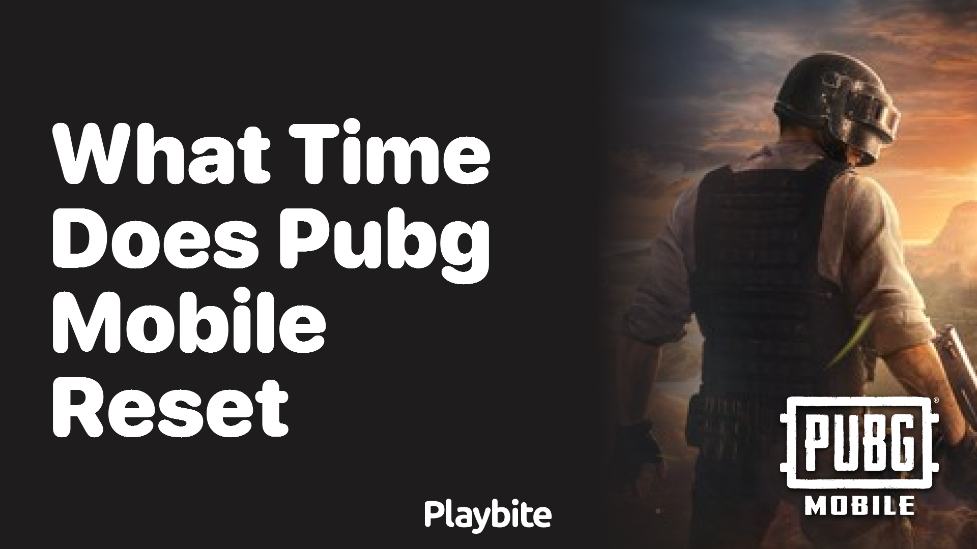 What Time Does PUBG Mobile Reset?