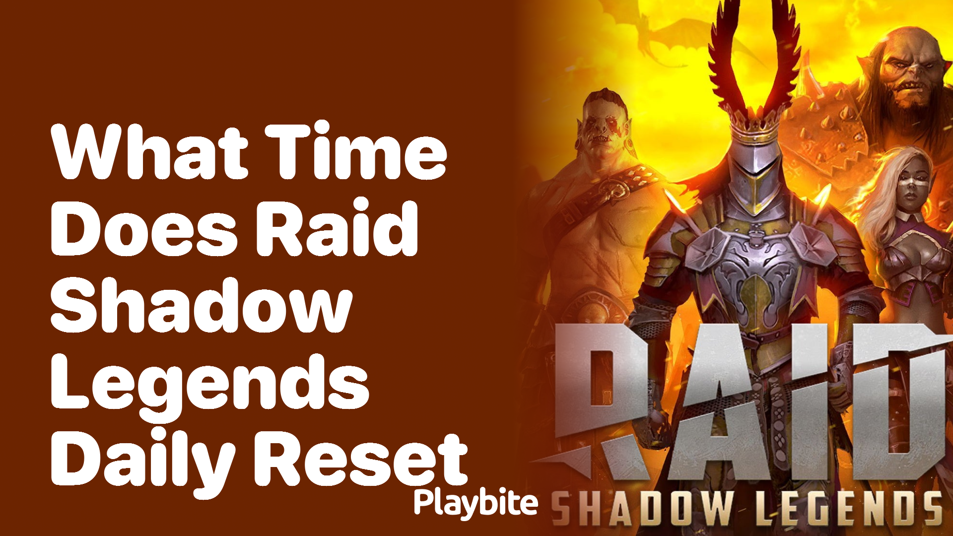 What Time Does Raid Shadow Legends Daily Reset Happen?