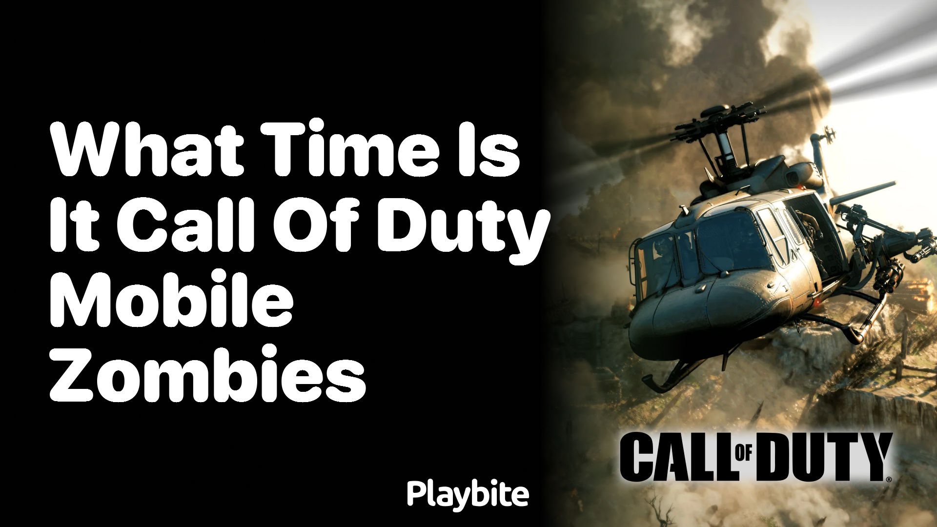 What Time Is It for Call of Duty Mobile Zombies?