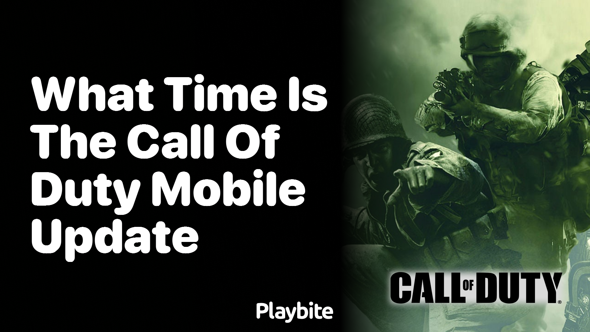 What Time is the Call of Duty Mobile Update Scheduled For?