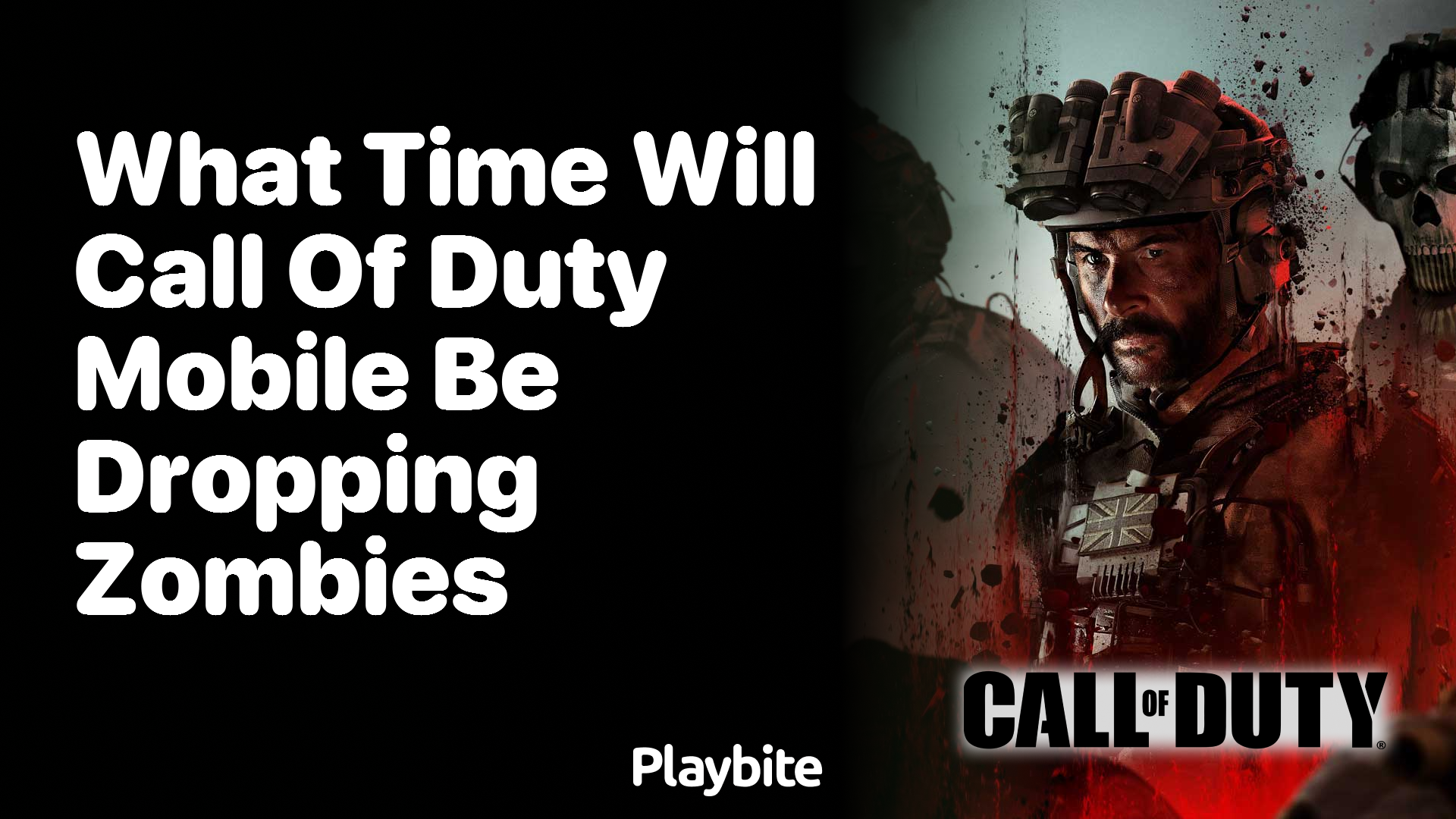 What Time Will Call of Duty Mobile Be Dropping Zombies?