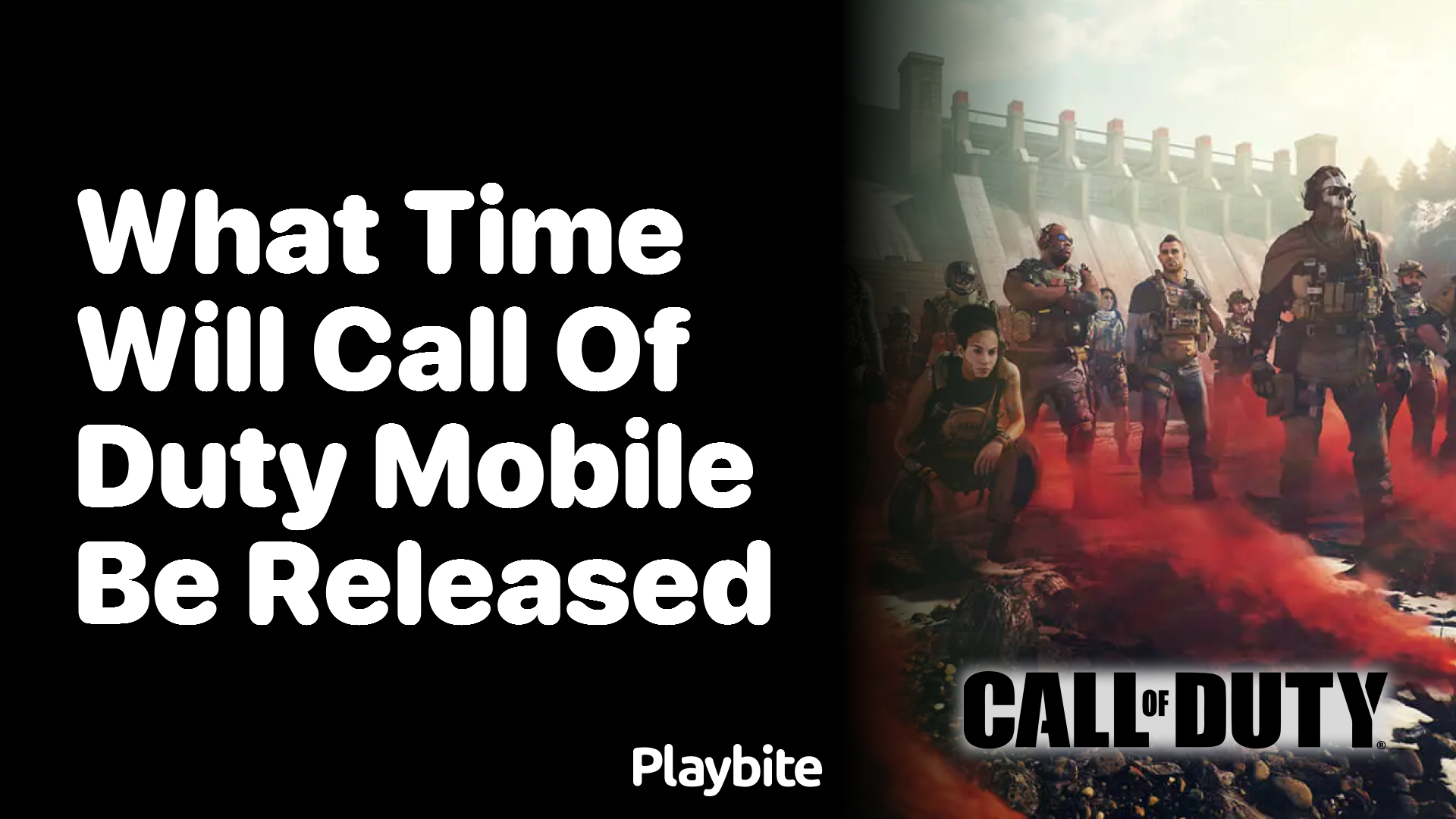 What Time Will Call of Duty Mobile Be Released?