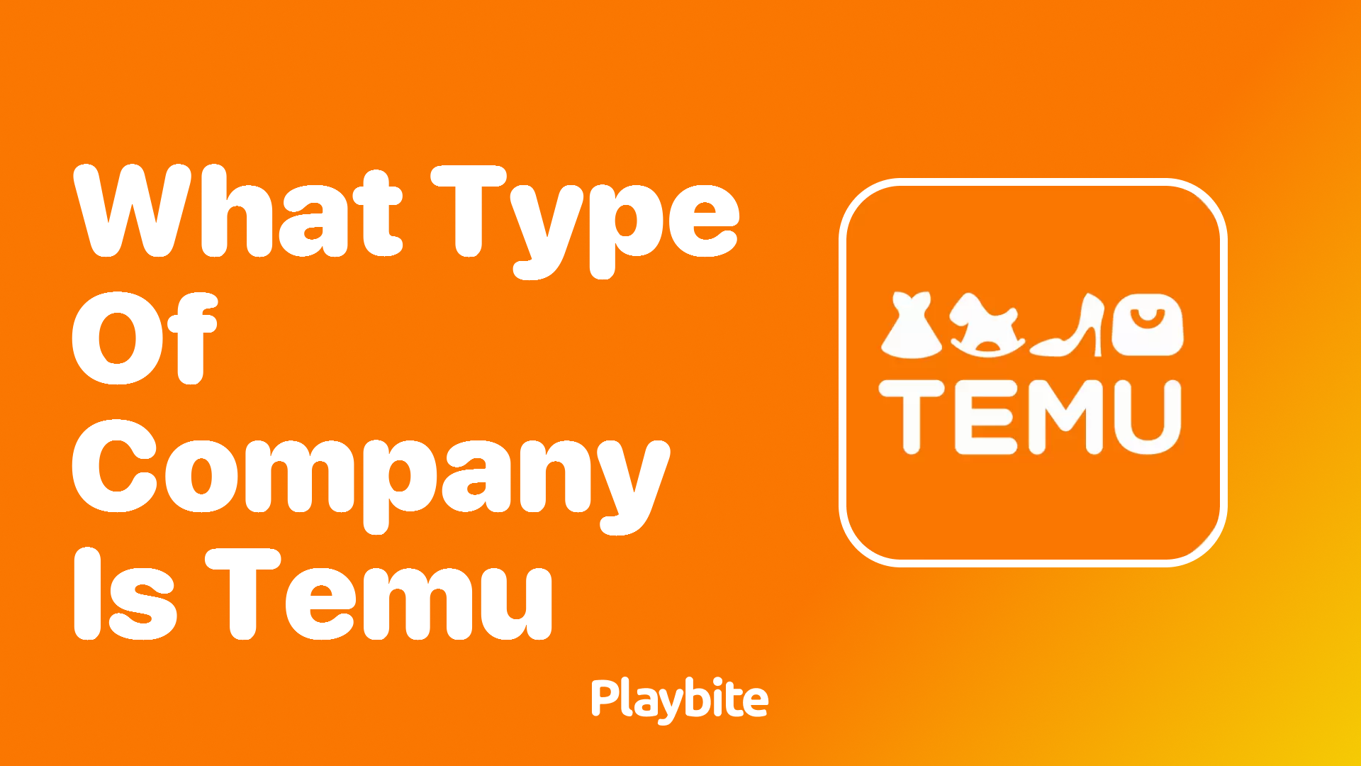 What Type of Company is Temu?