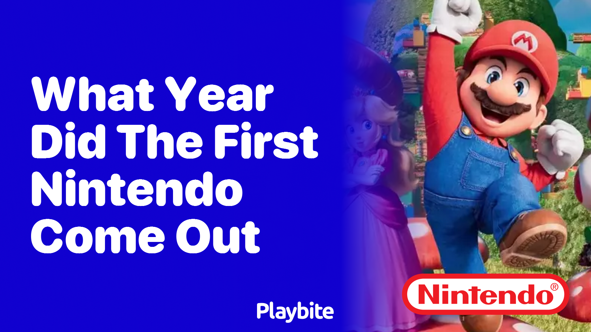 What Year Did the First Nintendo Come Out?