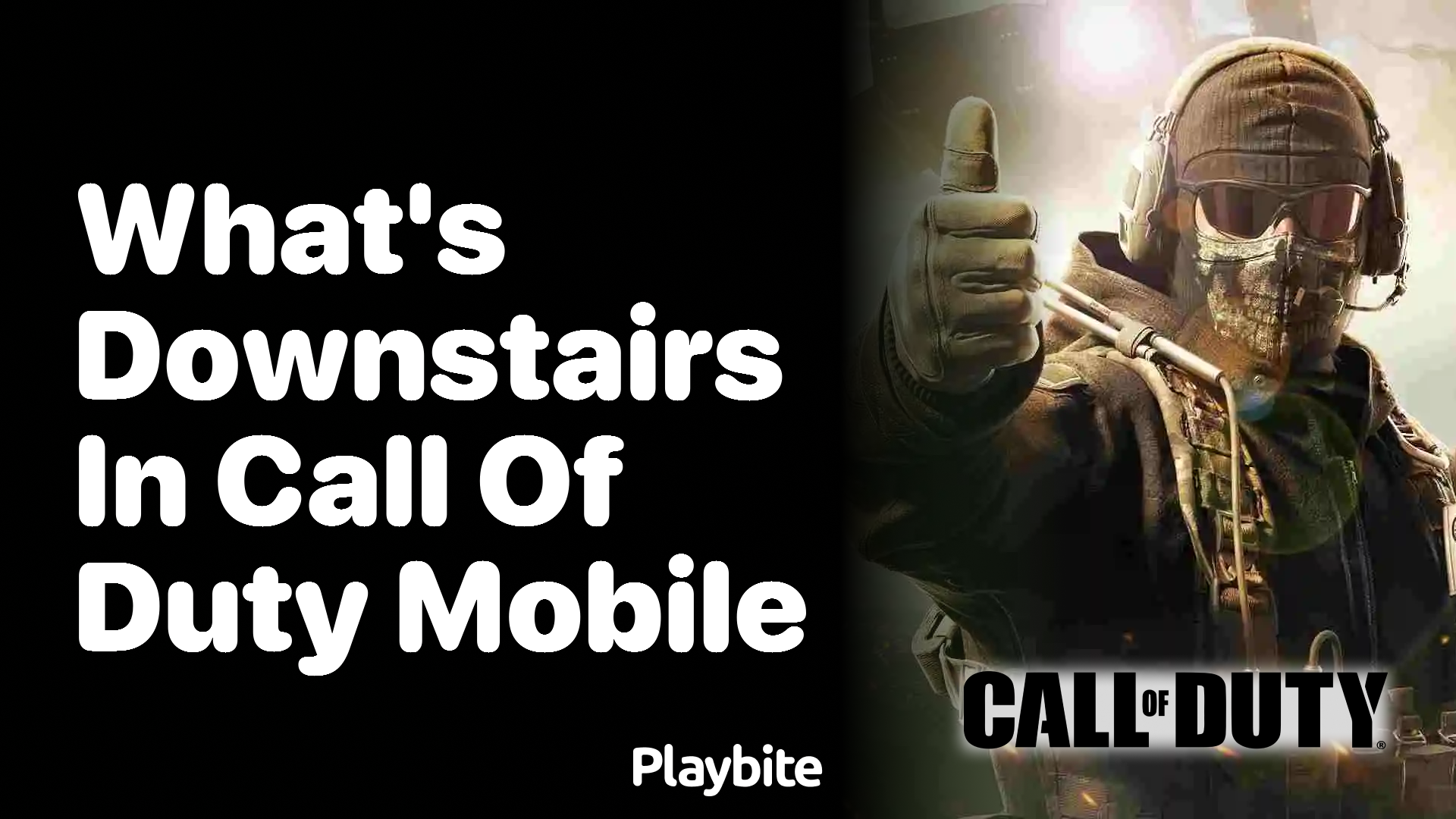 What&#8217;s Downstairs in Call of Duty Mobile?