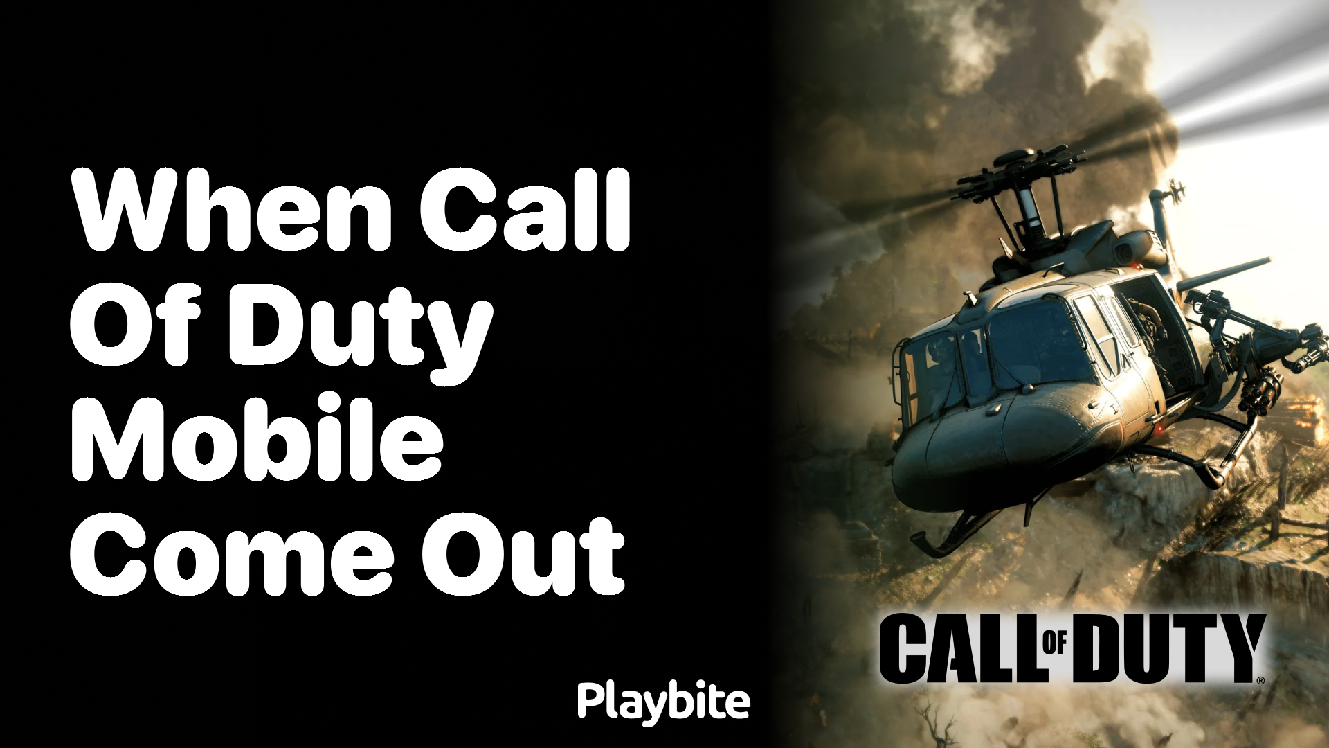 When Did Call of Duty Mobile Make Its Big Debut?