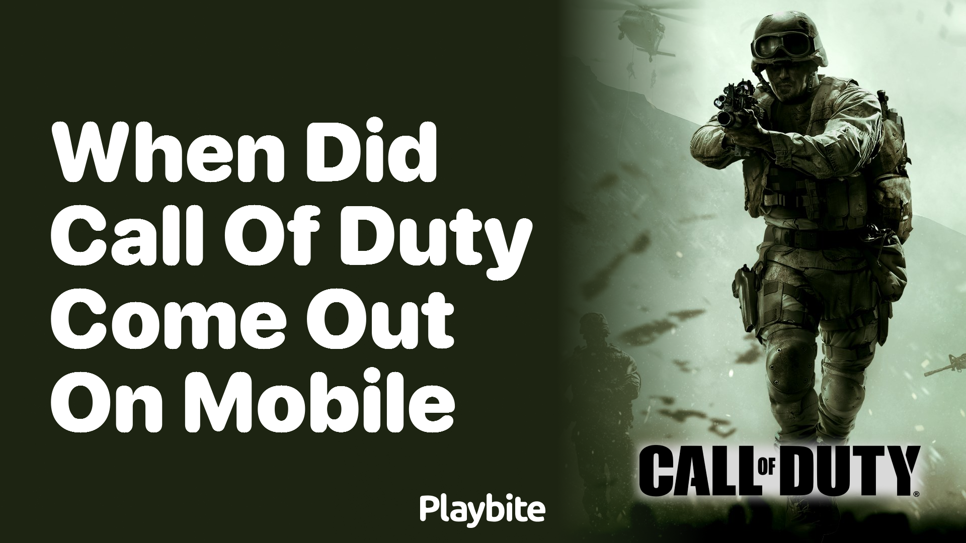 When Did Call of Duty Mobile Make Its Big Debut?