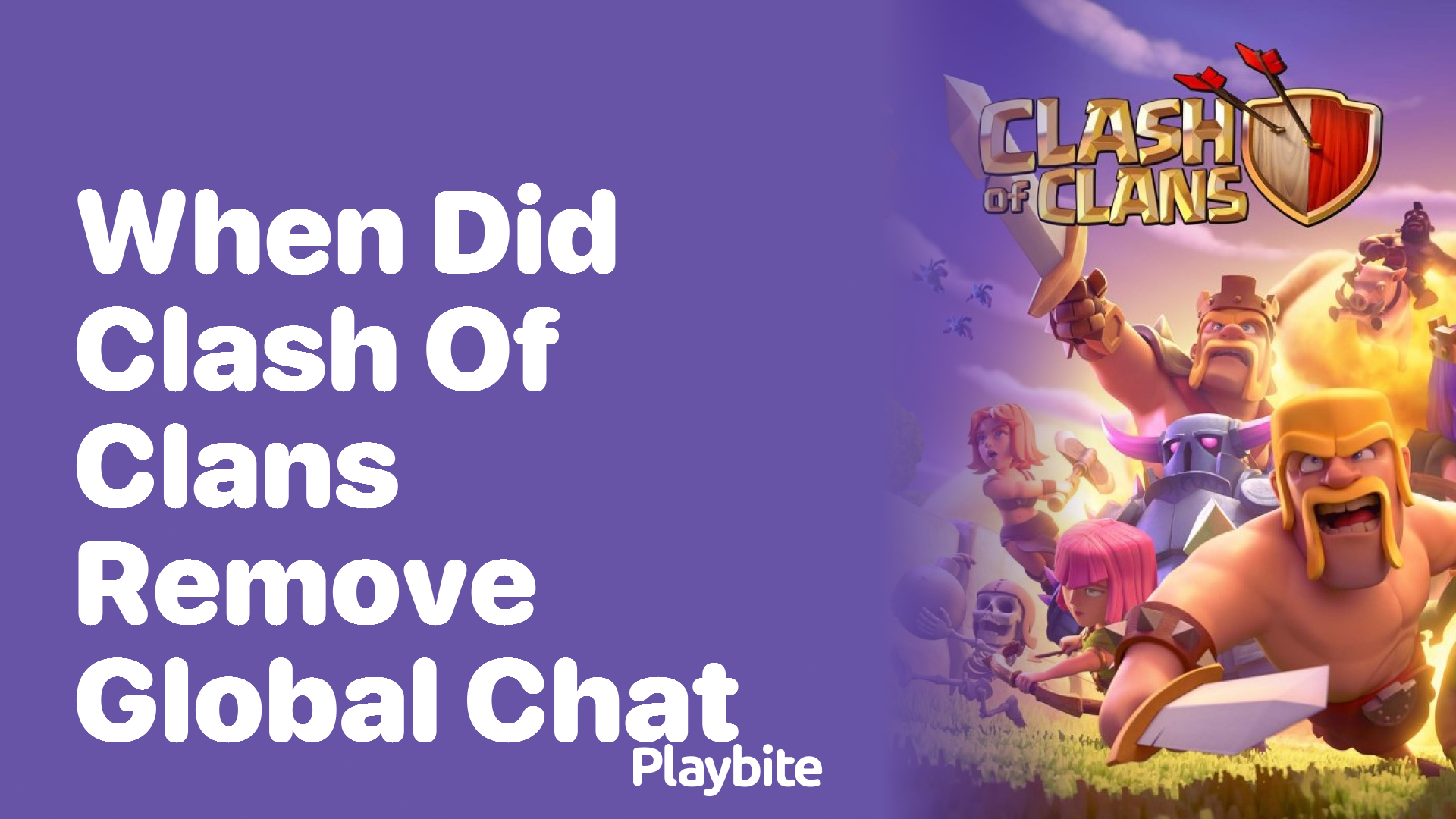 When Did Clash of Clans Remove Global Chat?