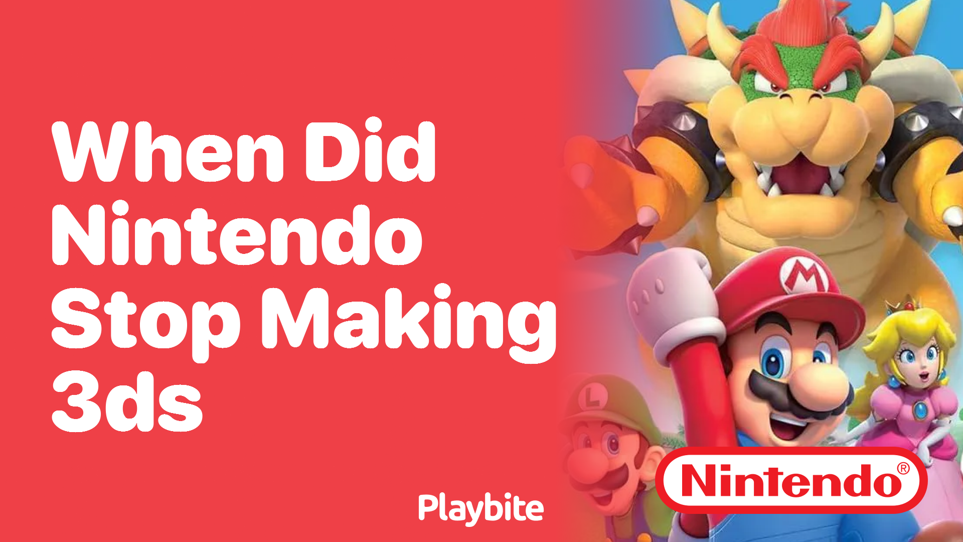 When Did Nintendo Stop Making the 3DS? Playbite