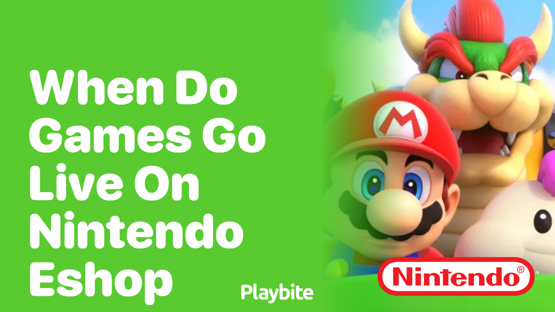 When Do Games Go Live on Nintendo eShop?