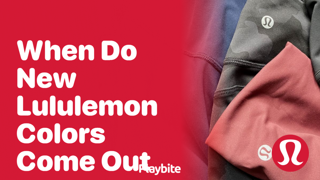 When Do New Lululemon Colors Come Out? Find Out Here! - Playbite